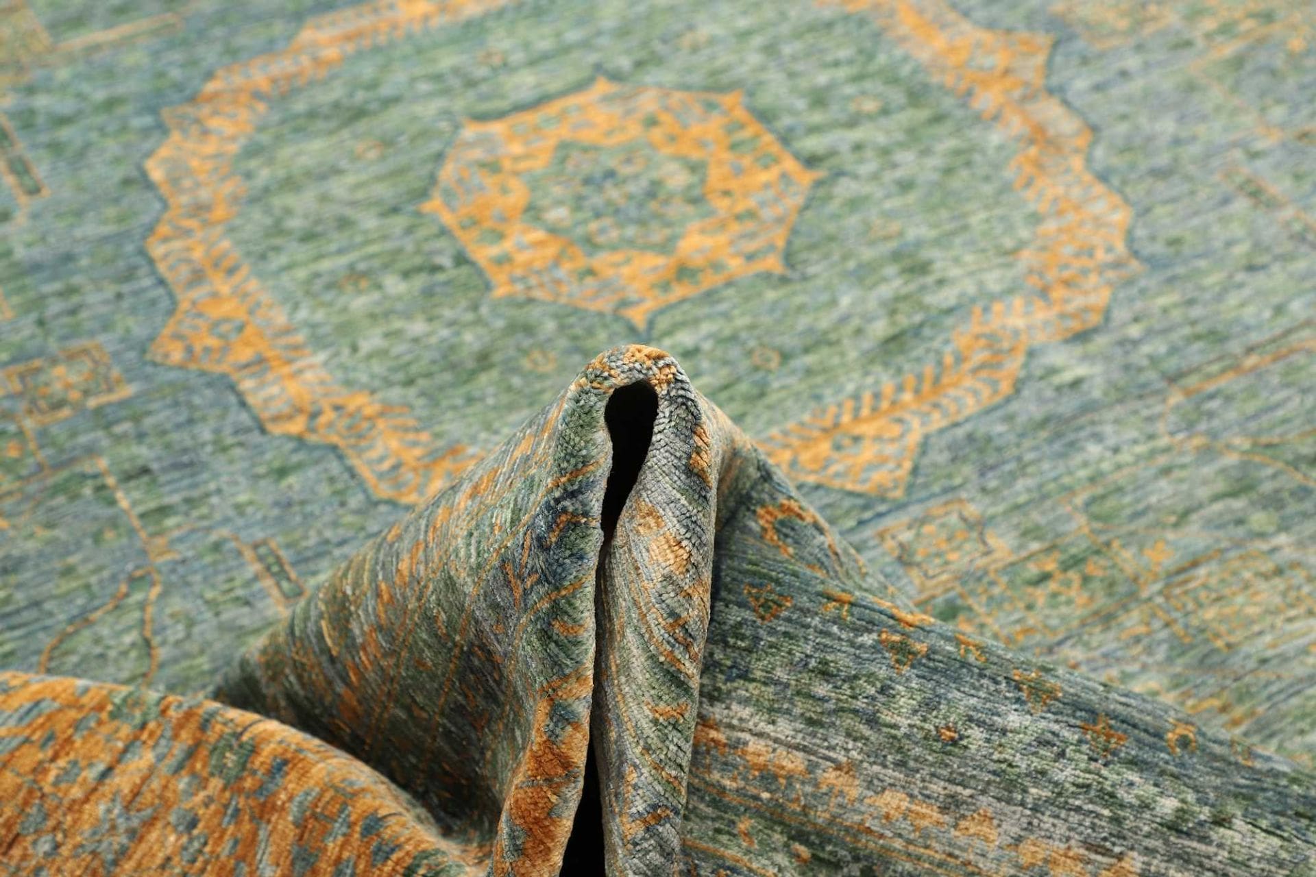 Handgeknüpfter Mamluk Orientteppich, 276 × 352 cm, Wolle