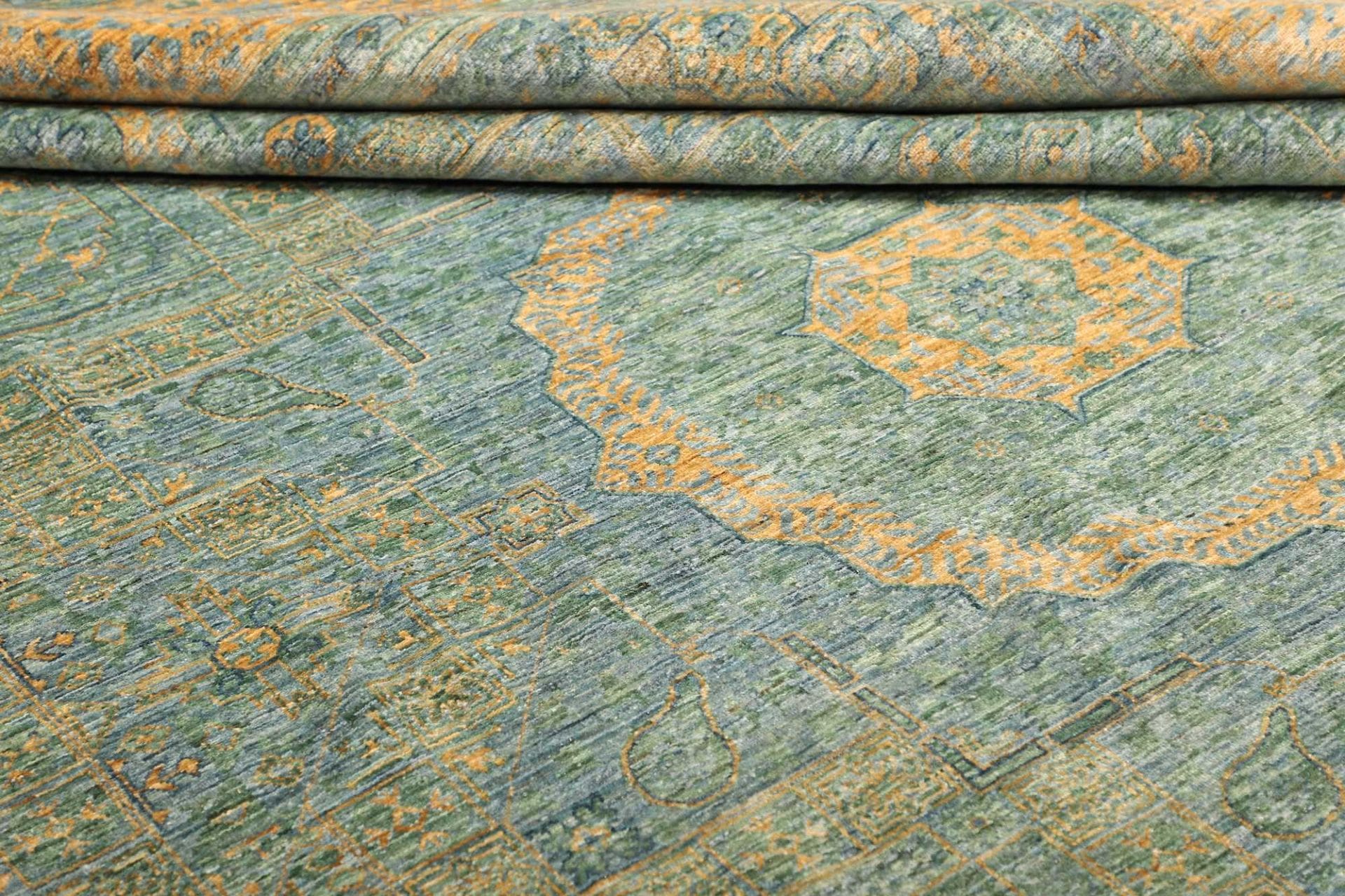 Handgeknüpfter Mamluk Orientteppich, 276 × 352 cm, Wolle