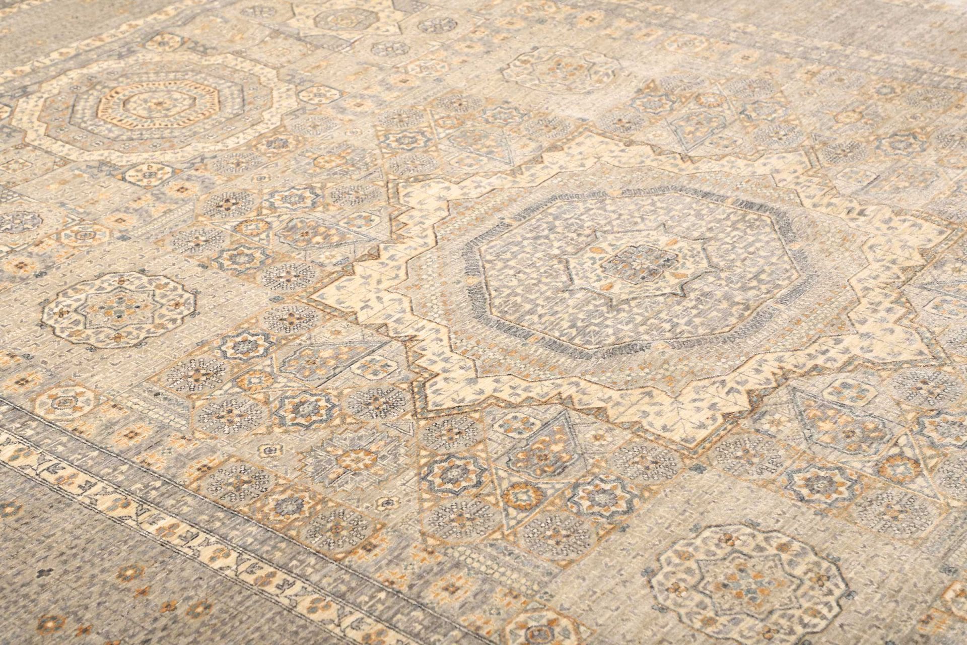 Mamluk Orientteppich 245 × 345 cm aus Wolle, handgeknüpft