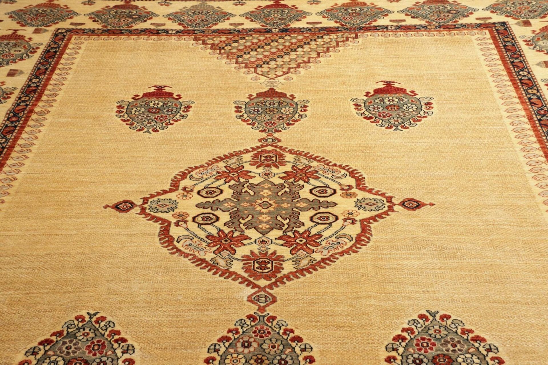 Handgeknüpfter Kazak Orientteppich 276 × 362 cm