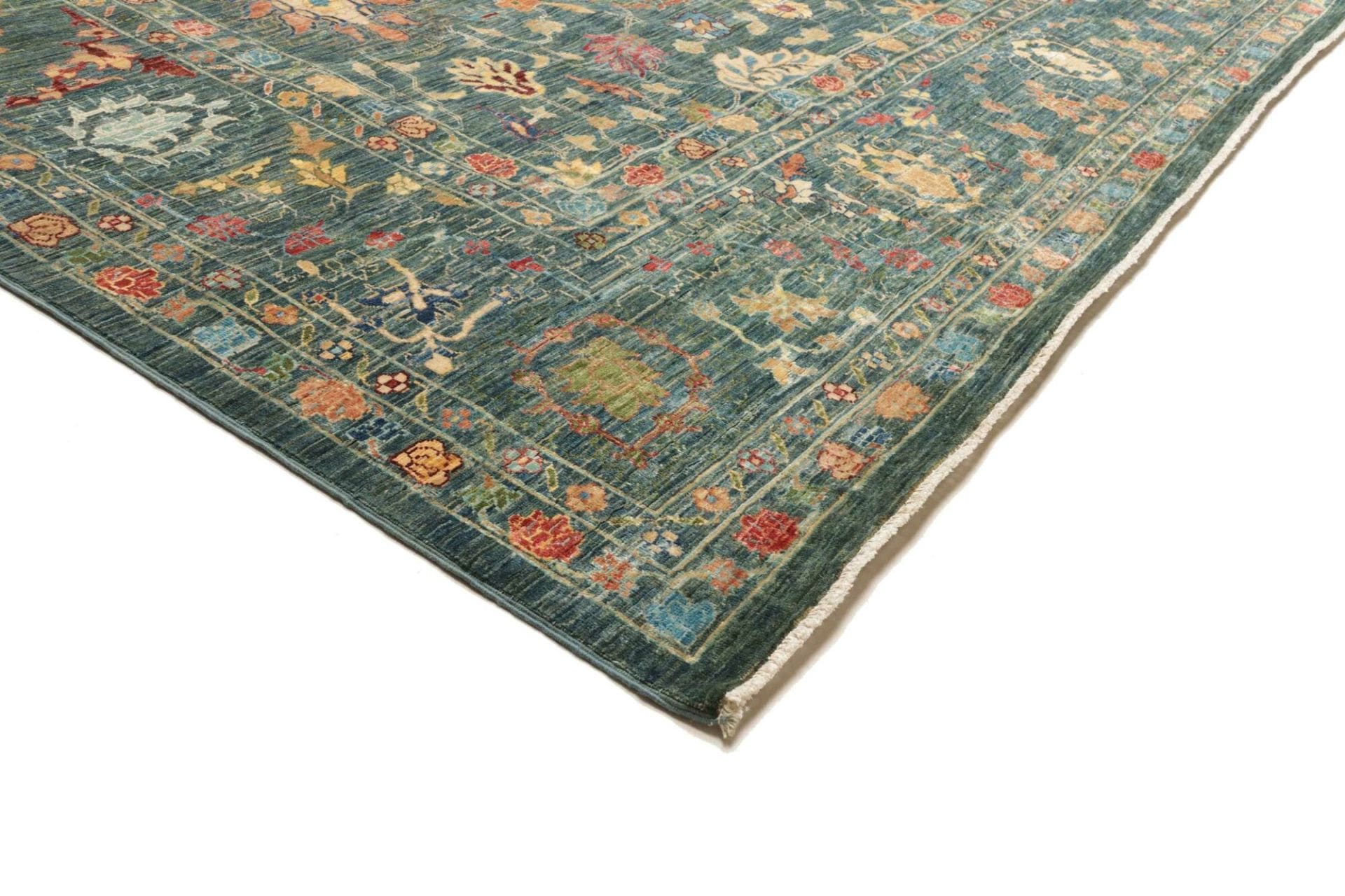 Handgeknüpfter Samarkand Orientteppich, 265 × 360 cm, Wolle