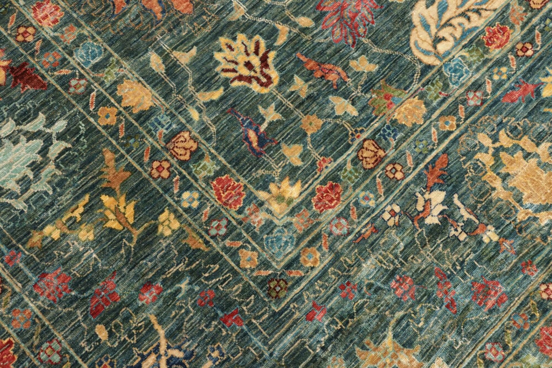 Handgeknüpfter Samarkand Orientteppich, 265 × 360 cm, Wolle
