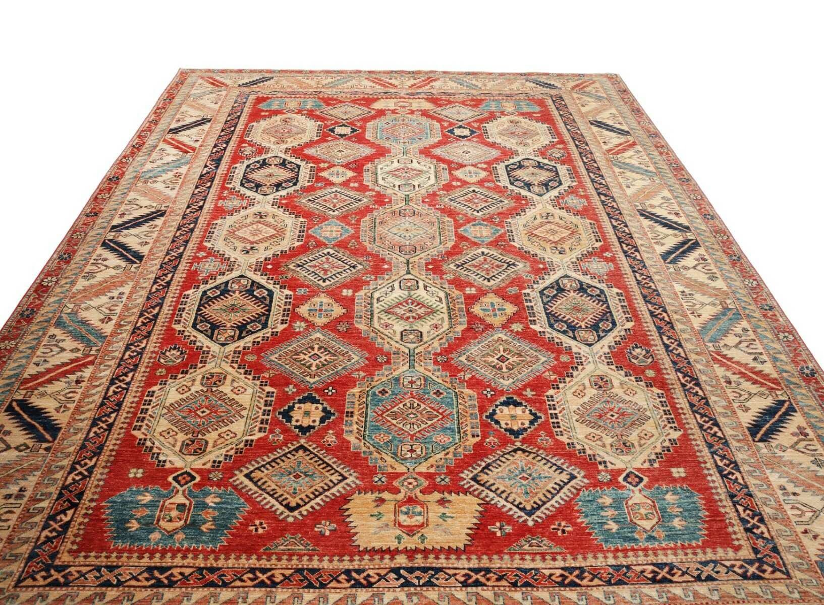 Kazak Orientteppich aus Pakistan, 271 × 370 cm