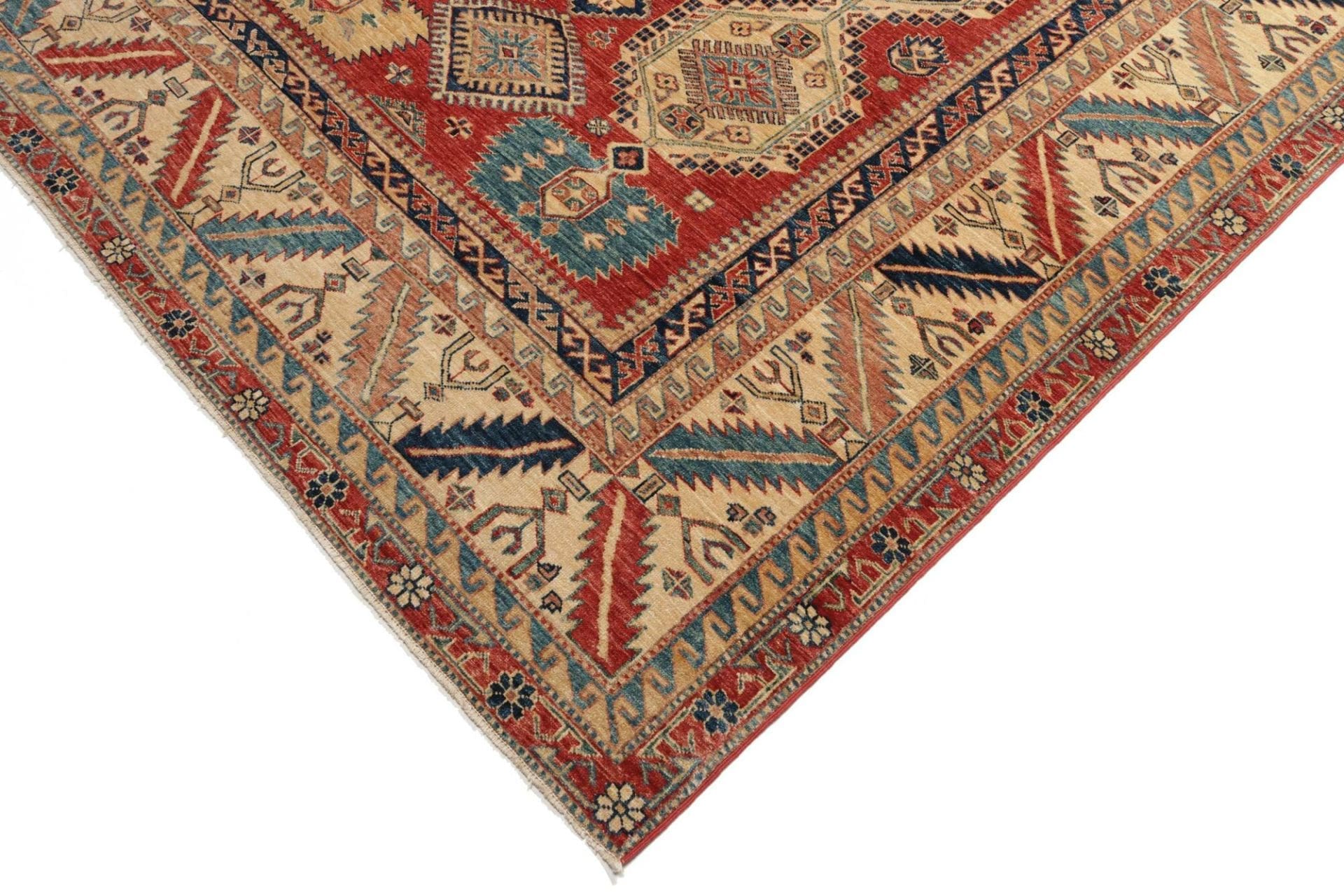 Kazak Orientteppich aus Pakistan, 271 × 370 cm