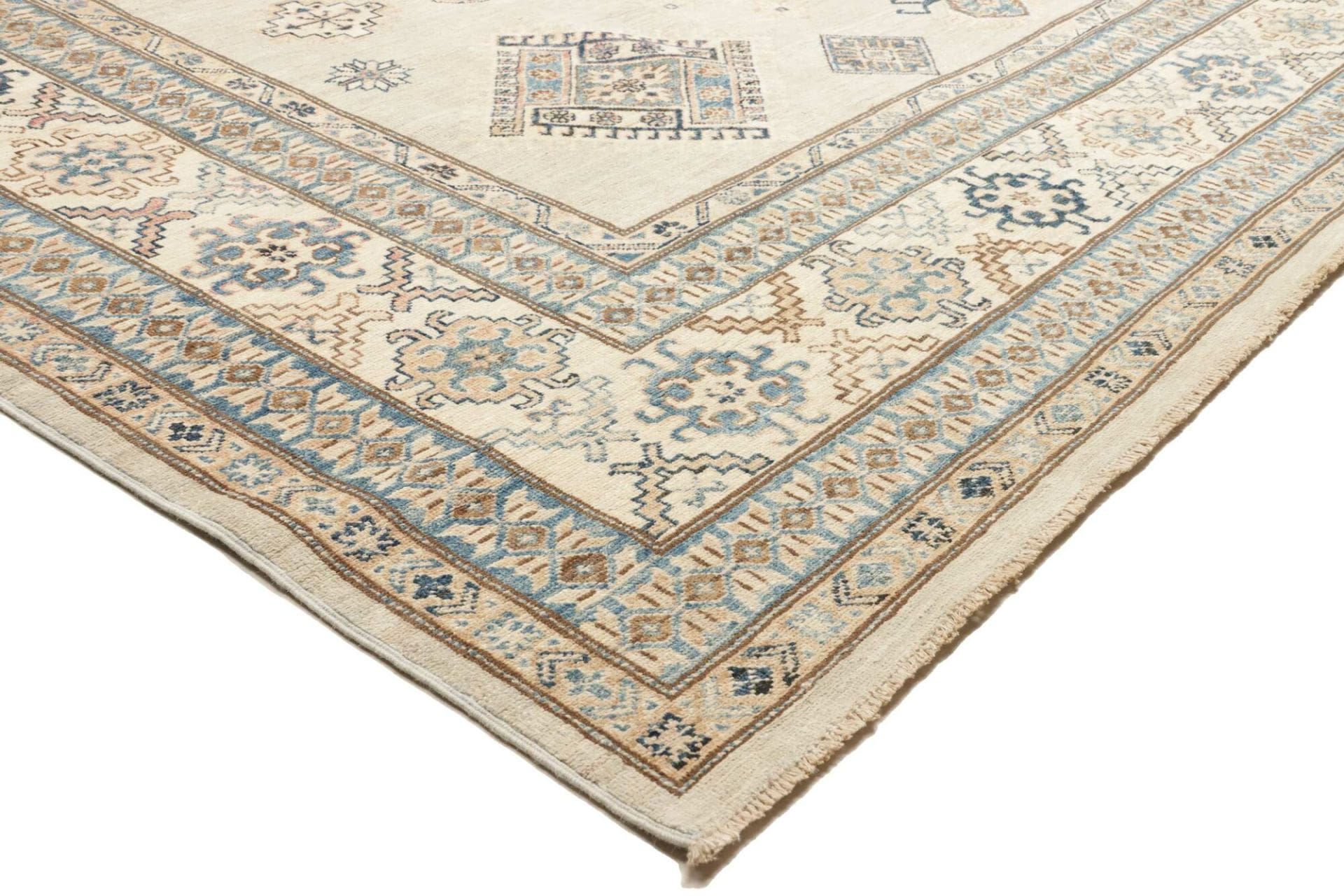 kazak-orientteppich-267-x-375-cm-handgeknupft-geometrisches-muster-4 Kazak Orientteppich 267 × 375 cm aus Wolle, handgeknüpft
