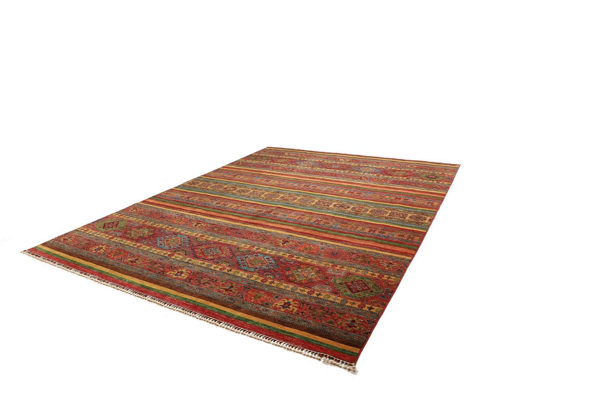 Handgeknüpfter Samarkand Orientteppich, 272 × 353 cm, Wolle