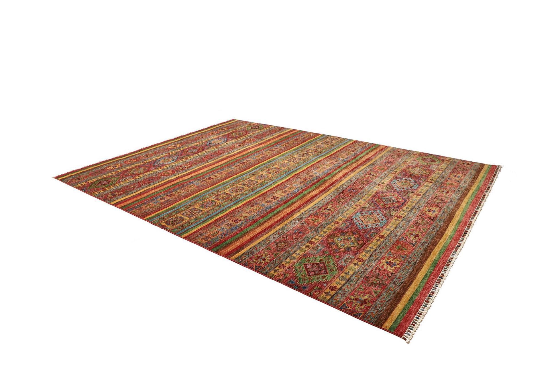 Handgeknüpfter Samarkand Orientteppich, 272 × 353 cm, Wolle