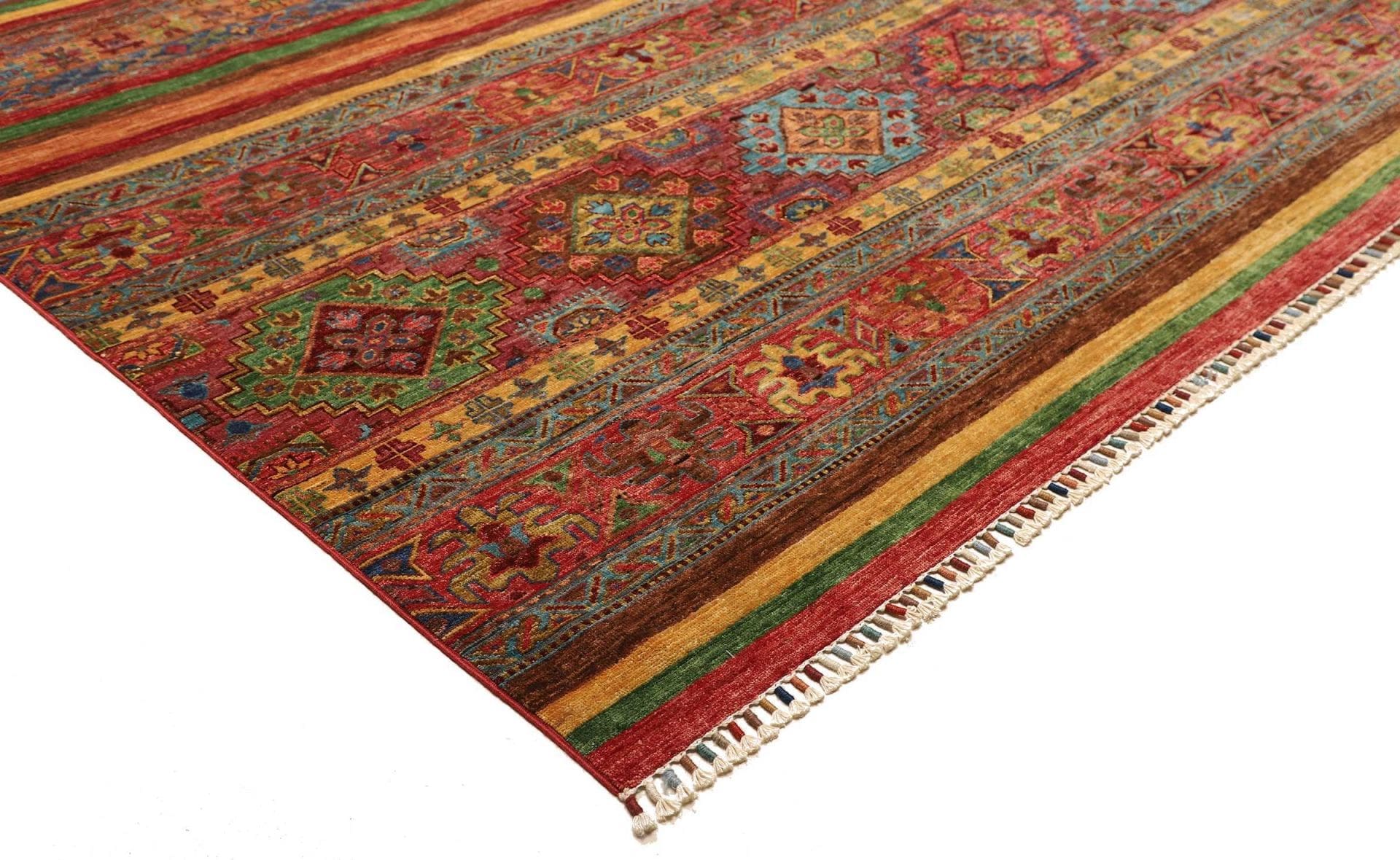Handgeknüpfter Samarkand Orientteppich, 272 × 353 cm, Wolle