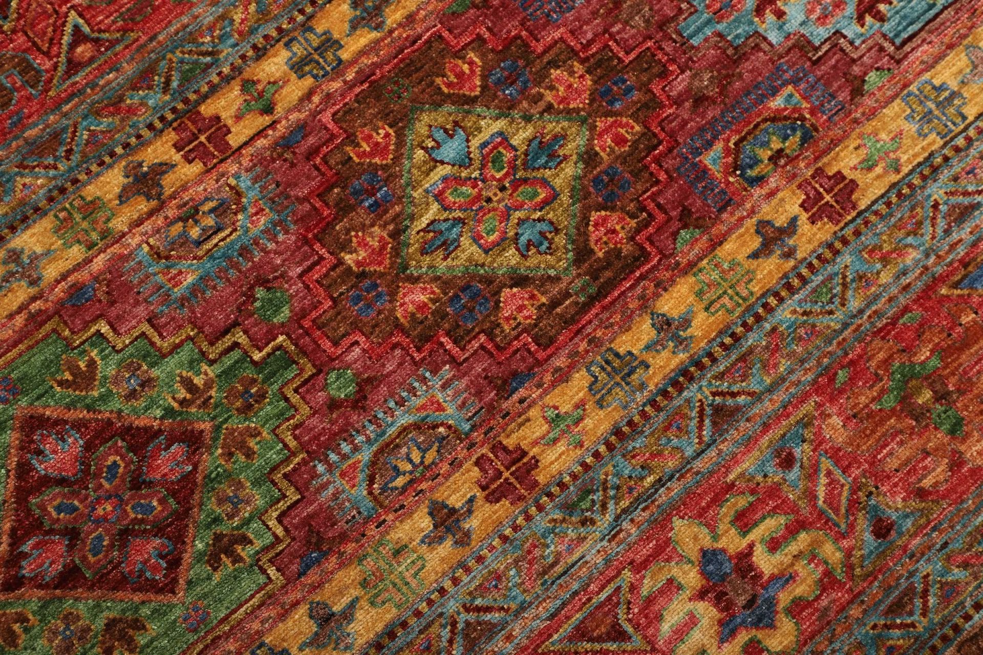 Handgeknüpfter Samarkand Orientteppich, 272 × 353 cm, Wolle