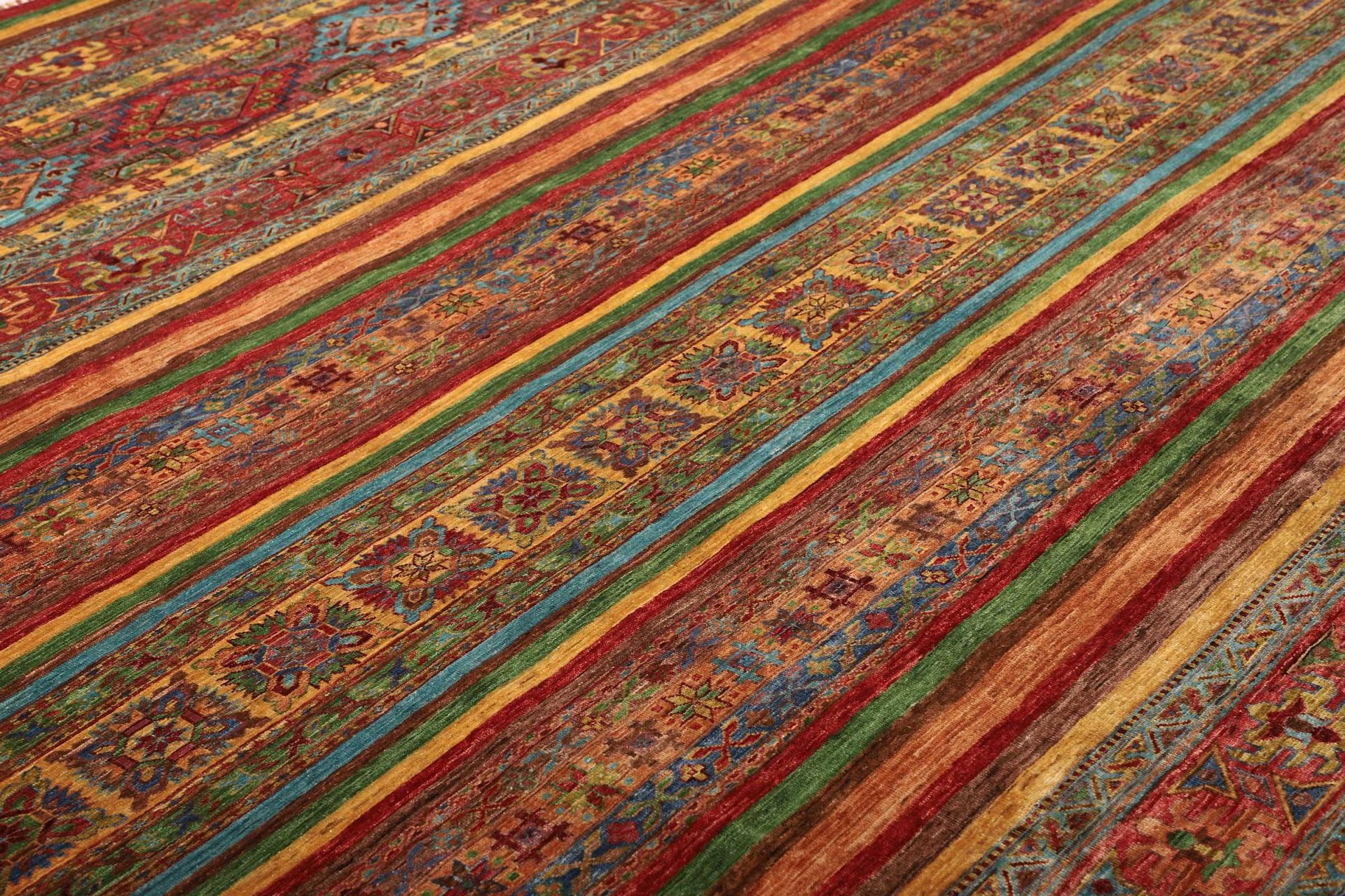 Handgeknüpfter Samarkand Orientteppich, 272 × 353 cm, Wolle