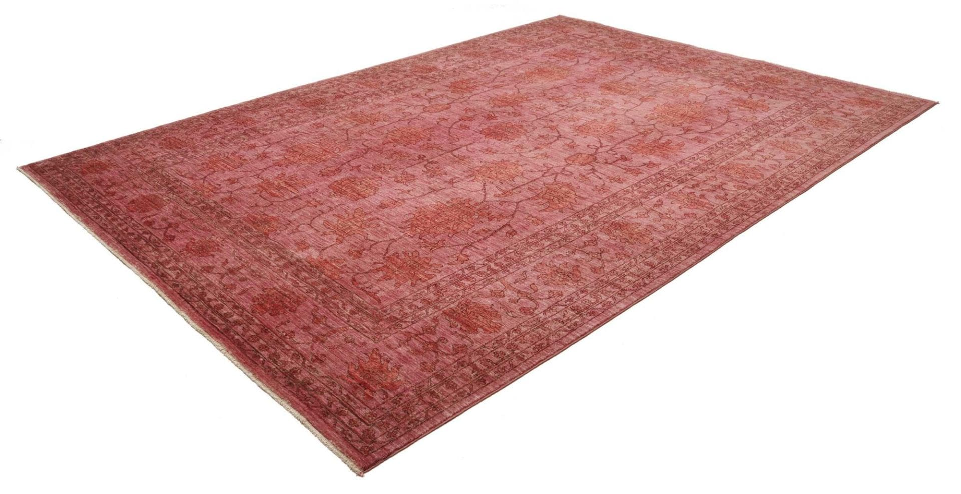 Farahan Ziegler Orientteppich 252 × 339 cm aus Wolle, handgeknüpft