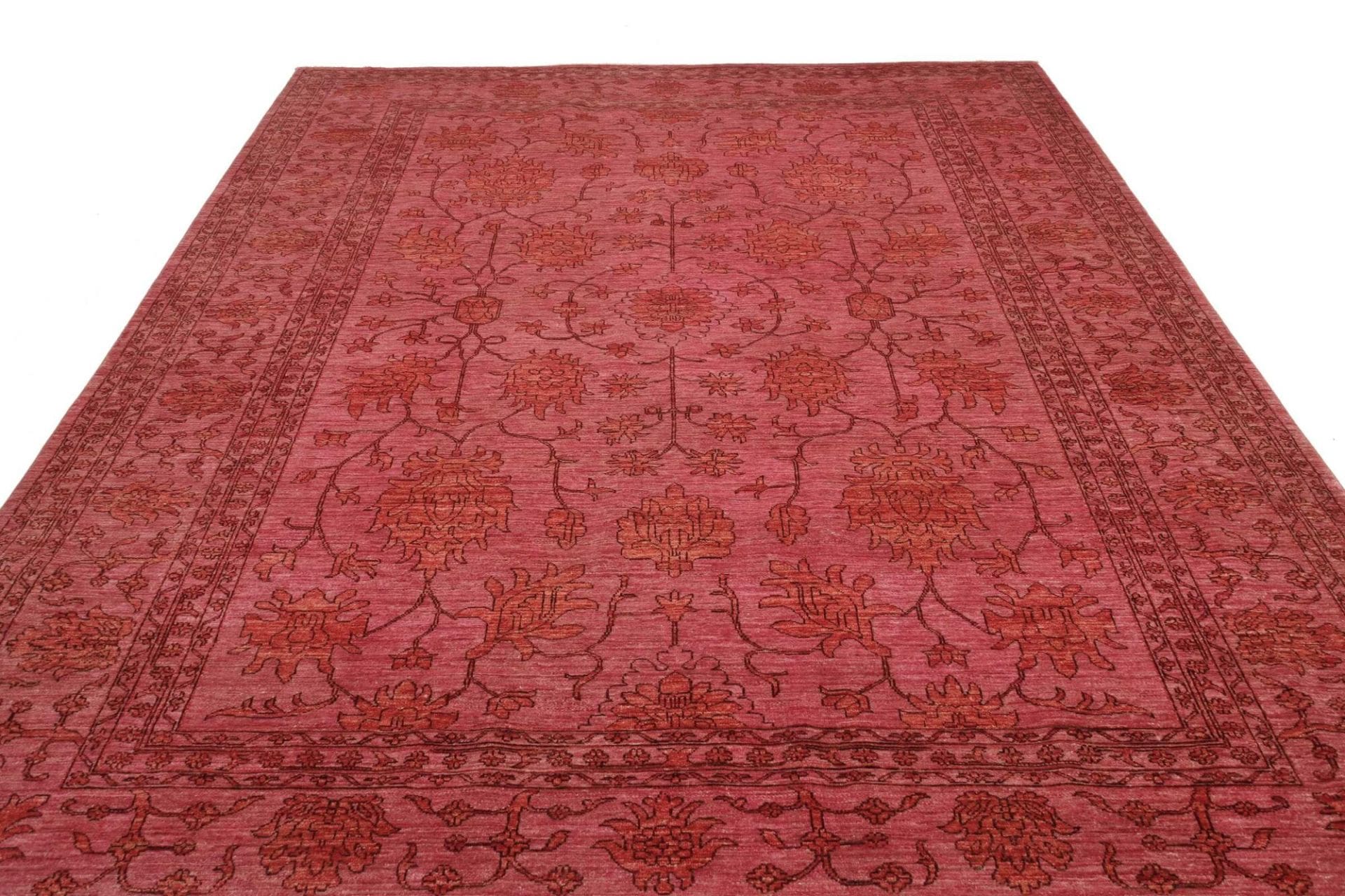 Farahan Ziegler Orientteppich 252 × 339 cm aus Wolle, handgeknüpft