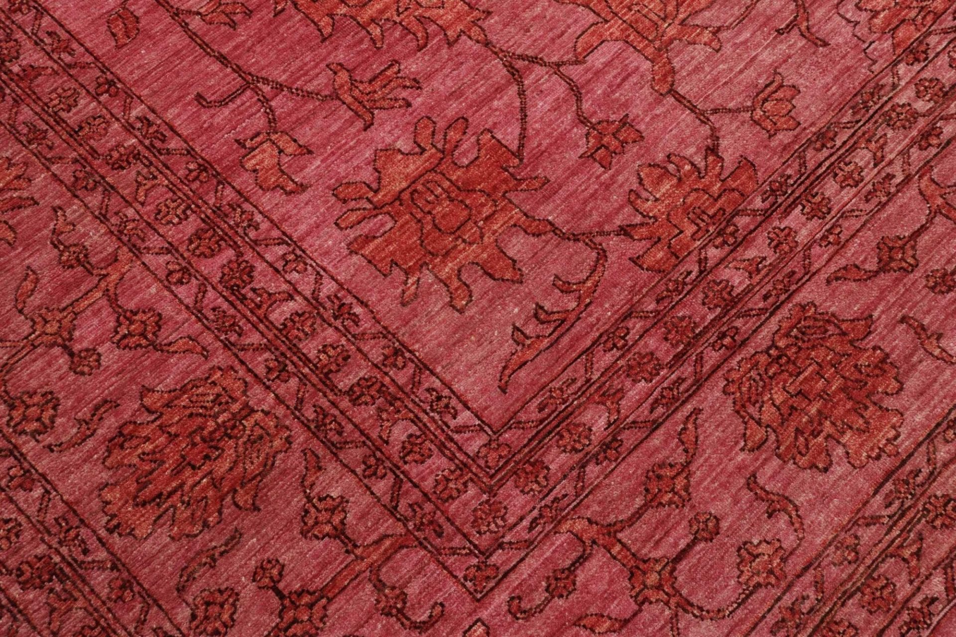 Farahan Ziegler Orientteppich 252 × 339 cm aus Wolle, handgeknüpft