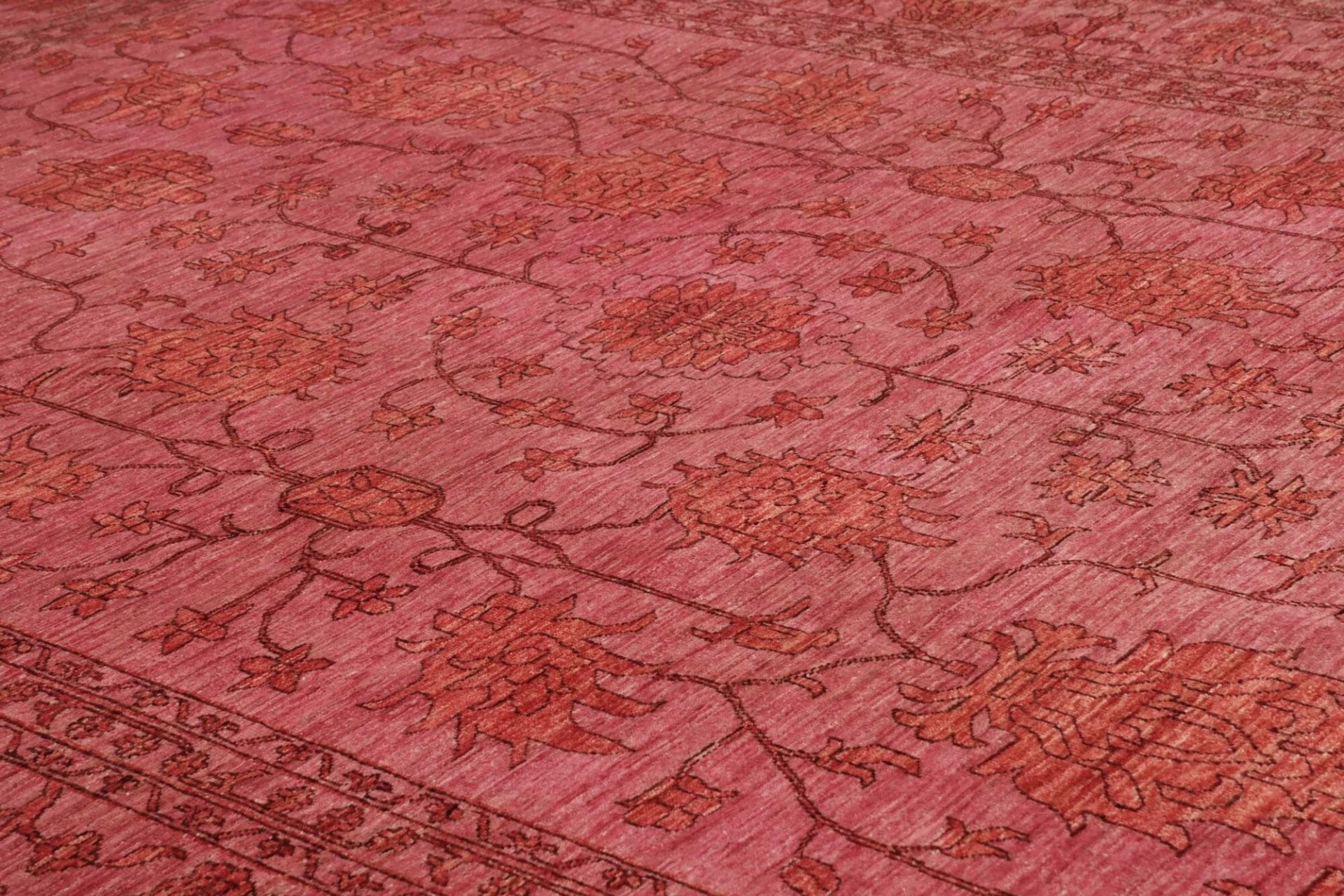 Farahan Ziegler Orientteppich 252 × 339 cm aus Wolle, handgeknüpft