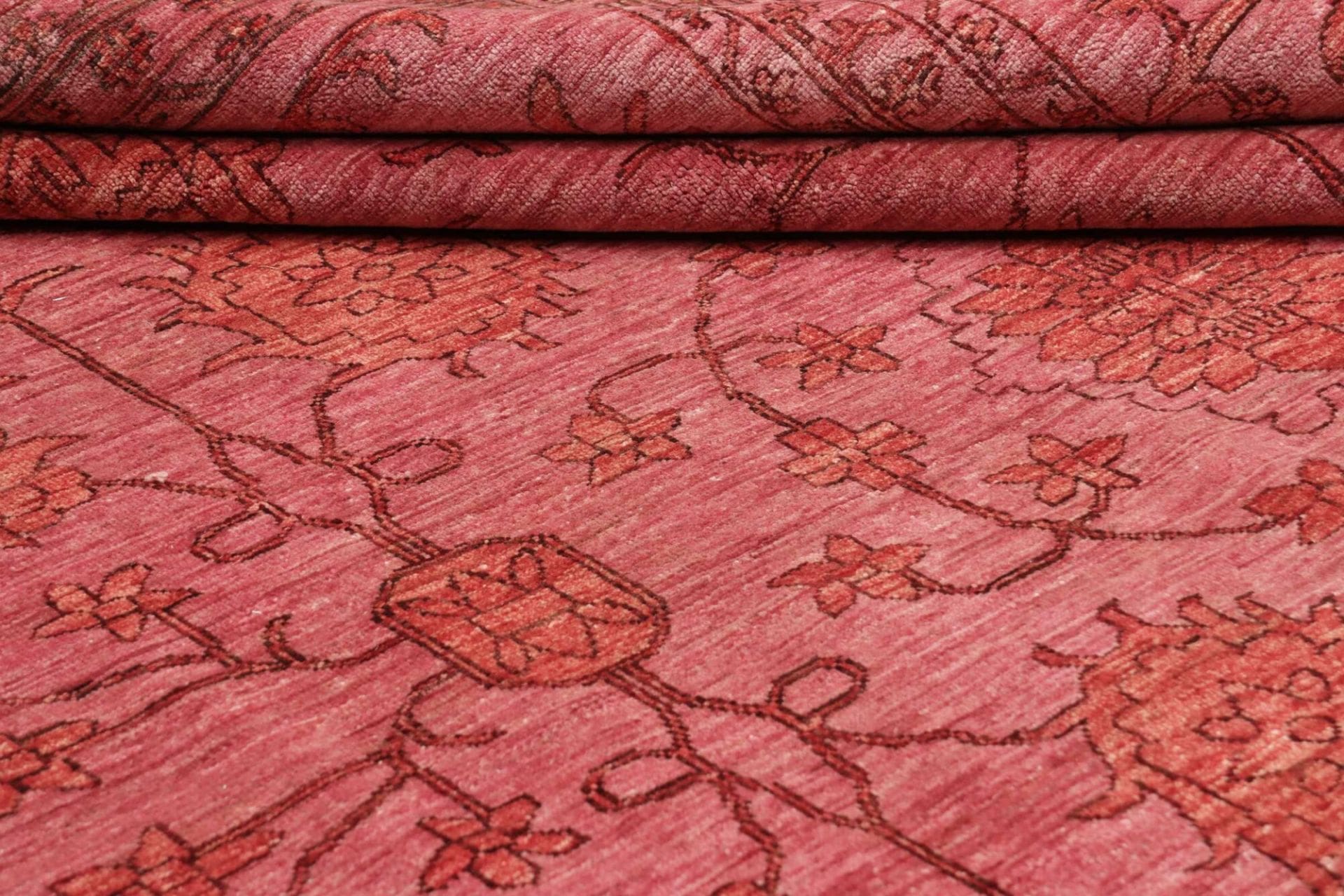 Farahan Ziegler Orientteppich 252 × 339 cm aus Wolle, handgeknüpft