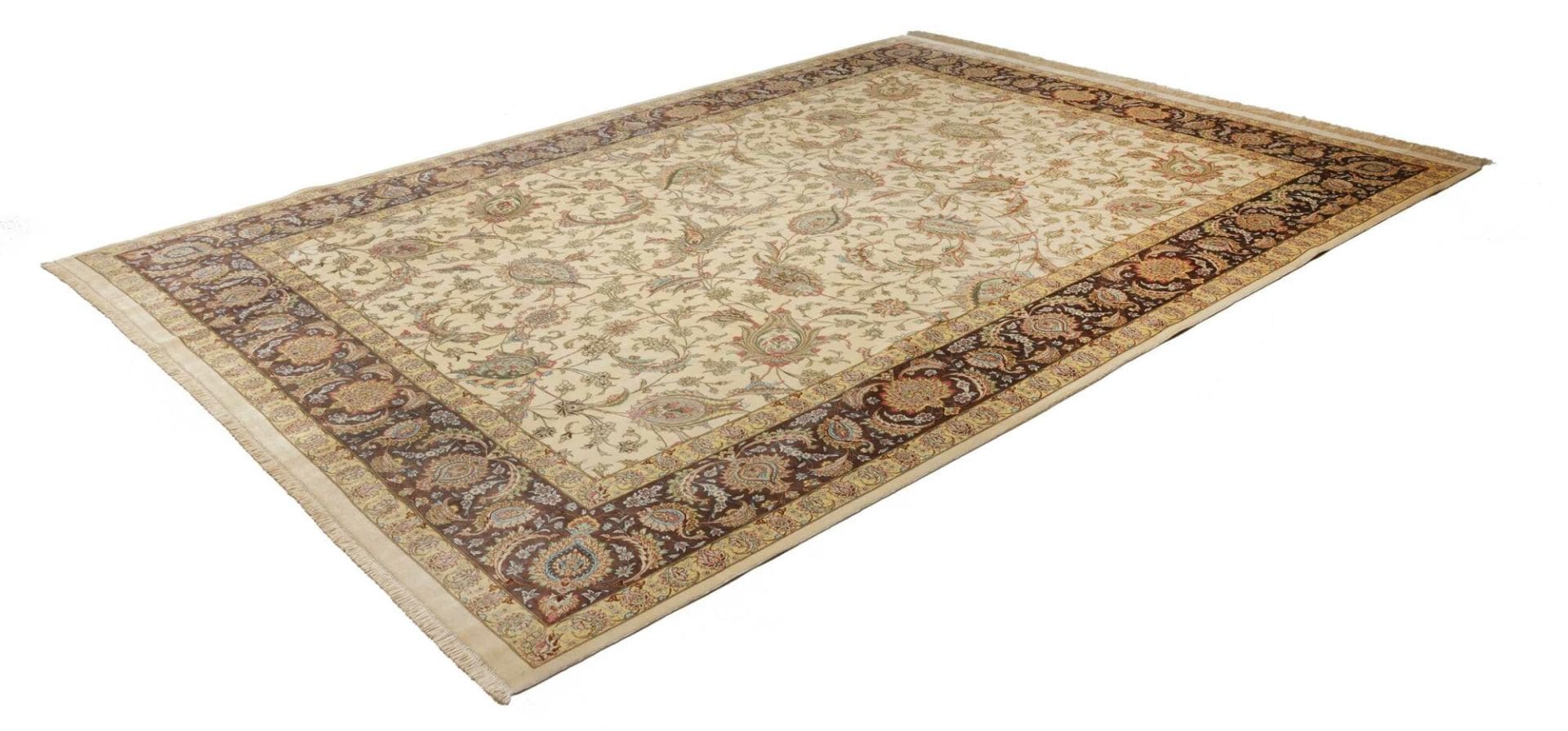 Ghom Perserteppich aus Iran, 251 × 342 cm