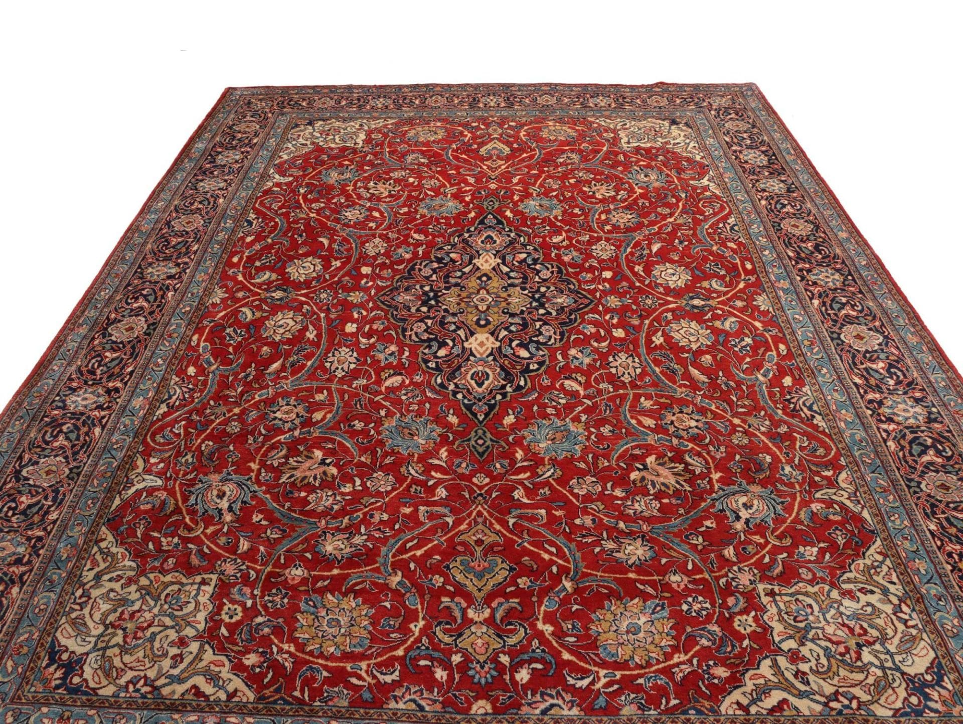 Sarough Farahan Perserteppich aus Iran, 263 × 375 cm