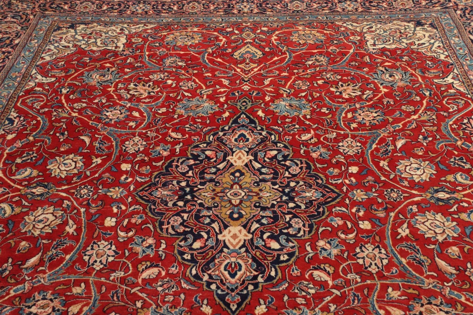 Sarough Farahan Perserteppich aus Iran, 263 × 375 cm