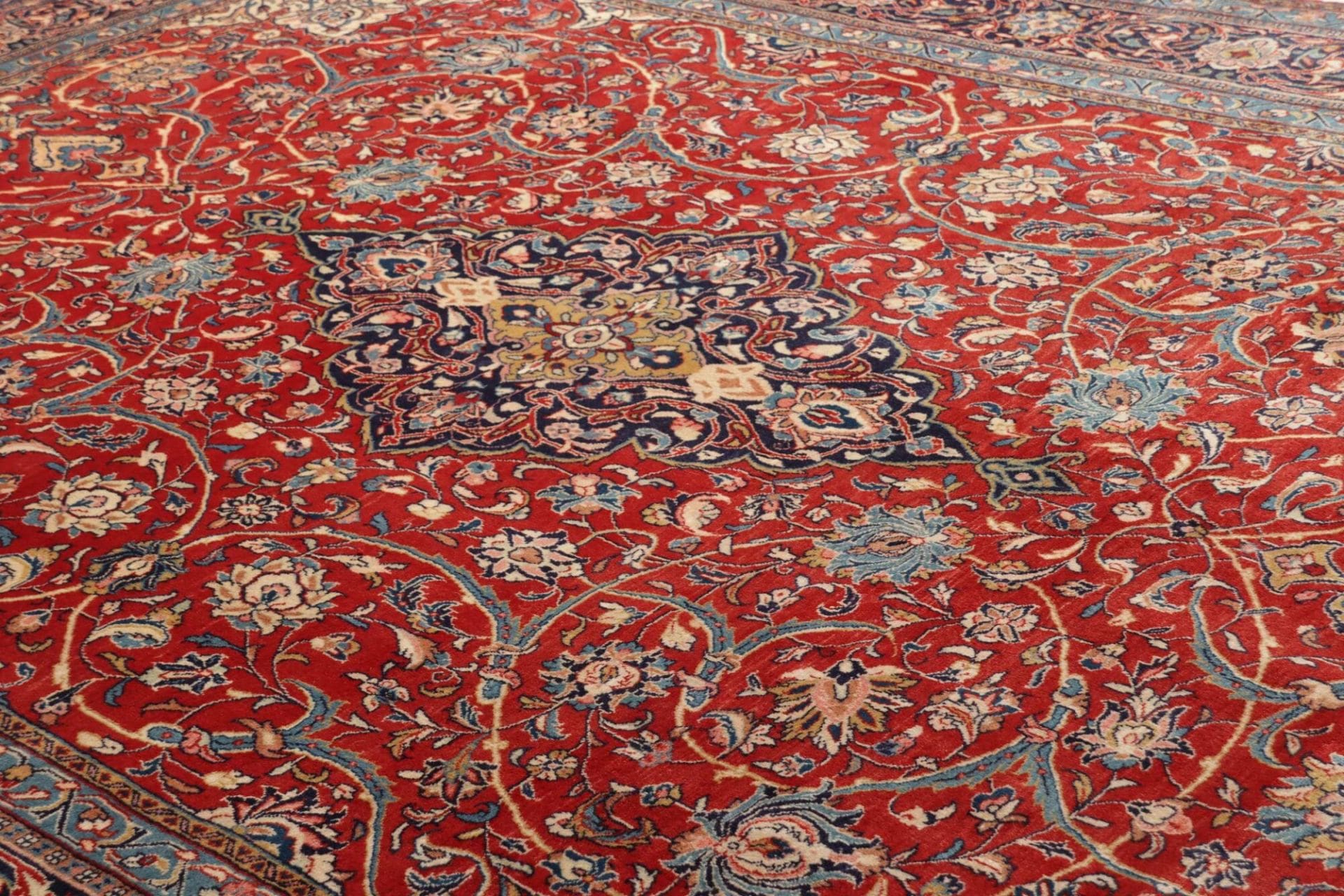 Sarough Farahan Perserteppich aus Iran, 263 × 375 cm