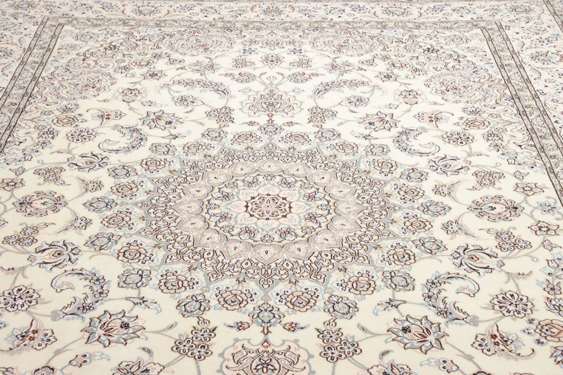 Handgeknüpfter Nain Perserteppich, 253 × 342 cm, Wolle
