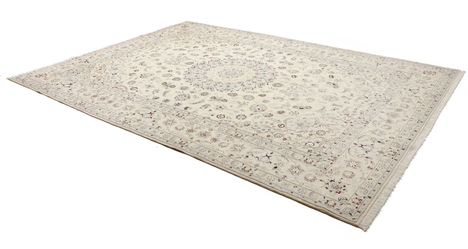 Handgeknüpfter Nain Perserteppich, 259 × 355 cm, Wolle
