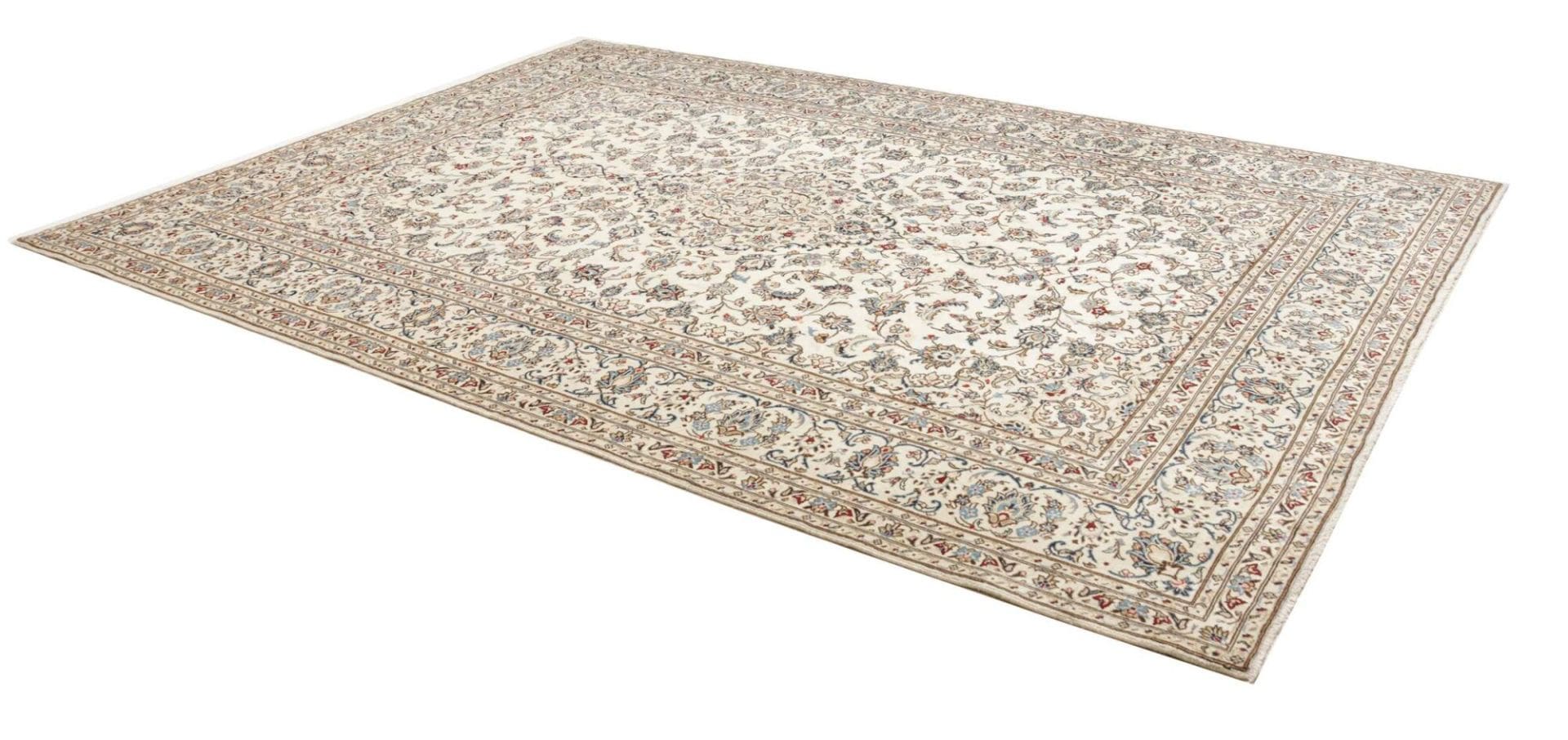 Kashan Perserteppich 251 × 346 cm aus Wolle, handgeknüpft