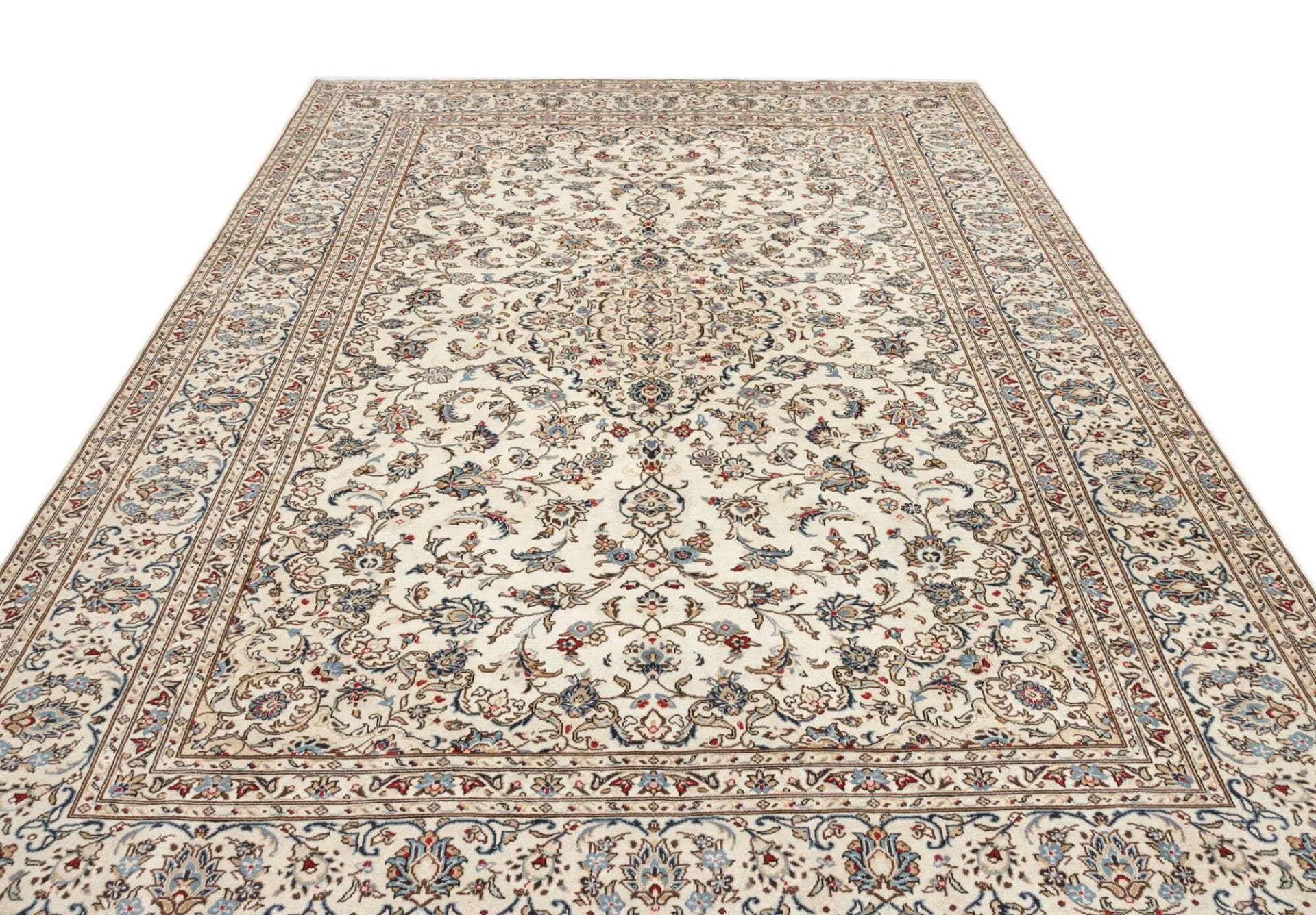 Kashan Perserteppich 251 × 346 cm aus Wolle, handgeknüpft
