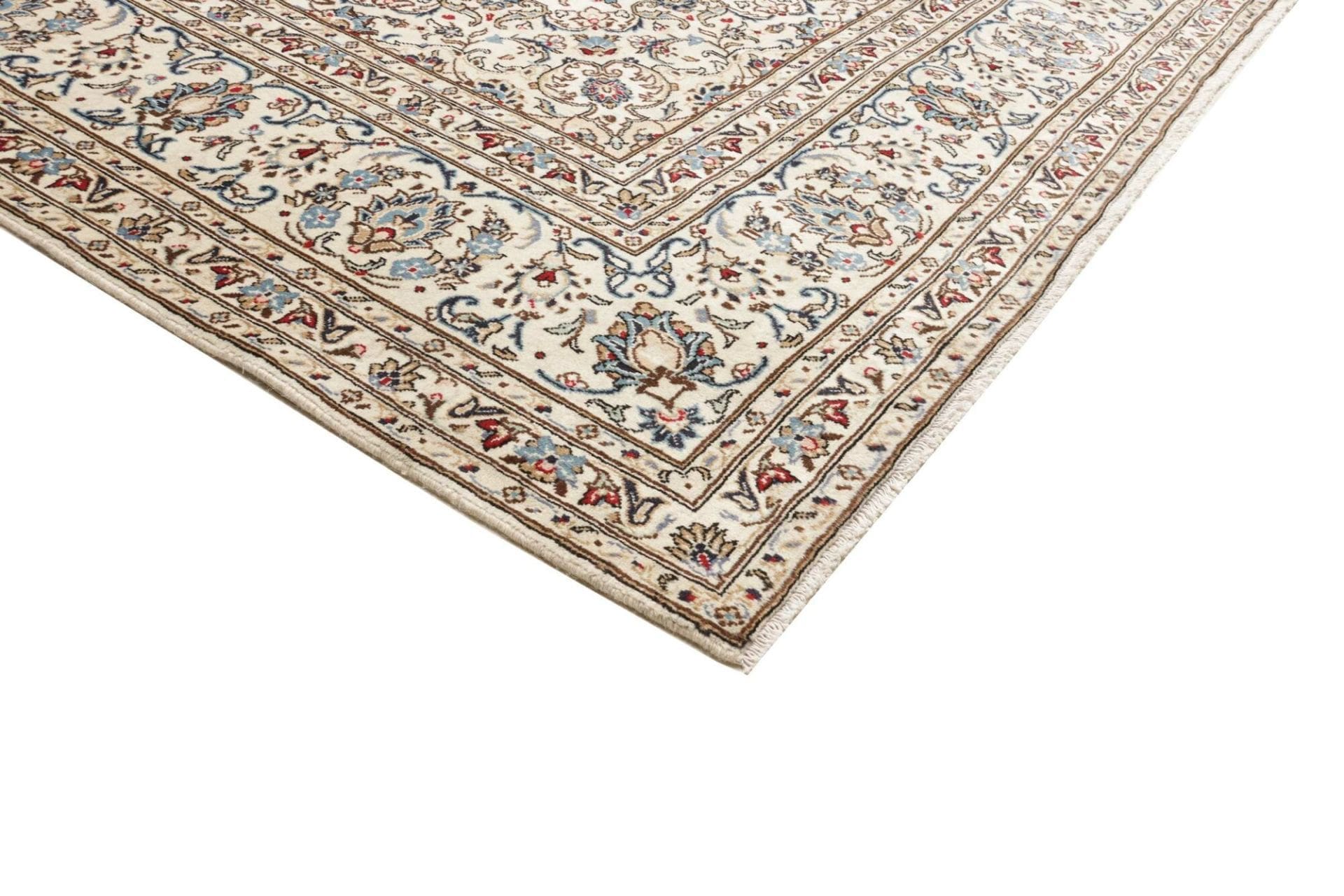 Kashan Perserteppich 251 × 346 cm aus Wolle, handgeknüpft