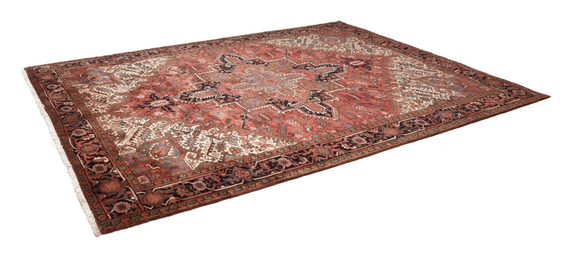 Heriz Perserteppich 265 × 327 cm aus Wolle, handgeknüpft
