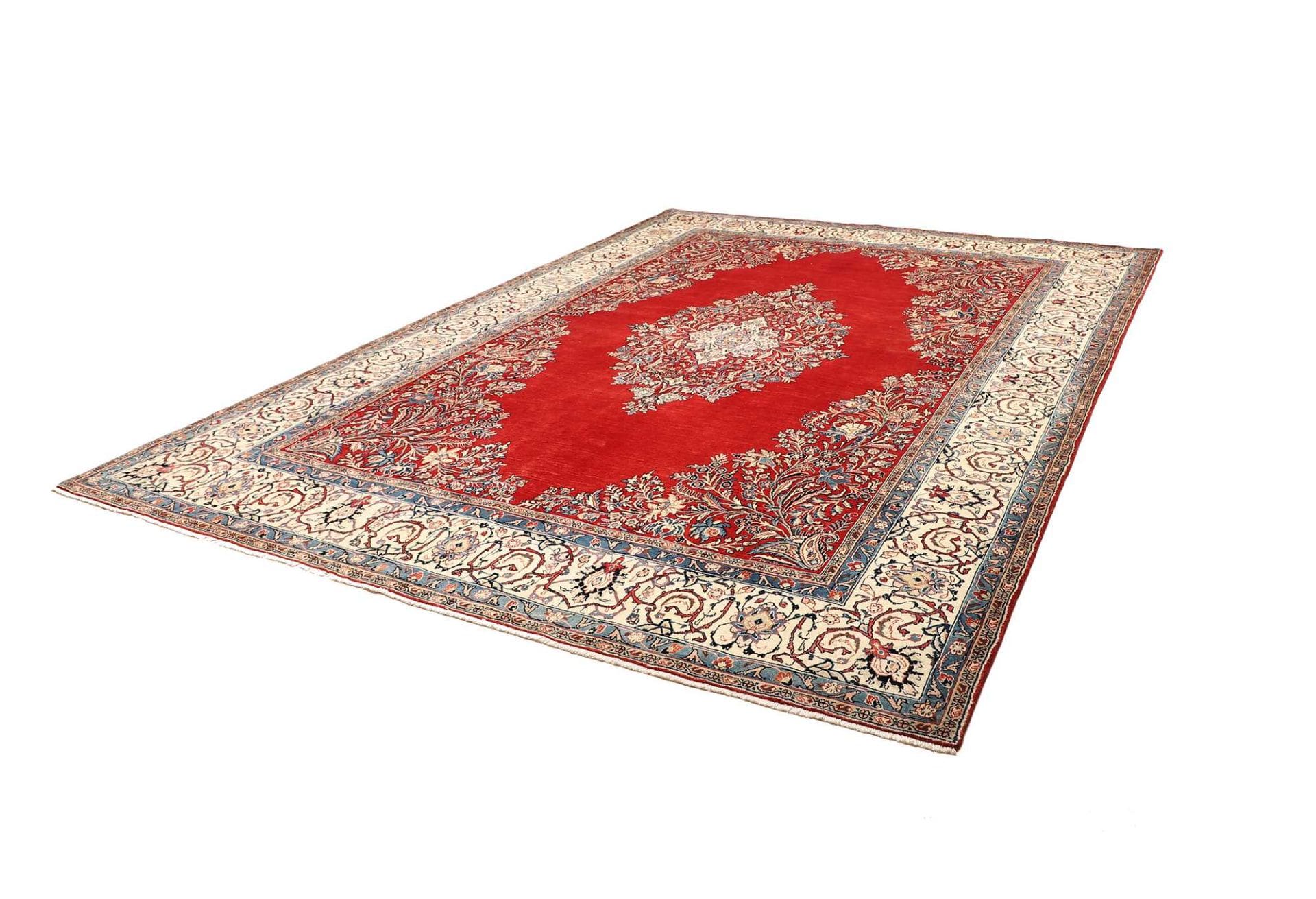 Sarough Farahan Perserteppich 270 × 368 cm aus Wolle, handgeknüpft