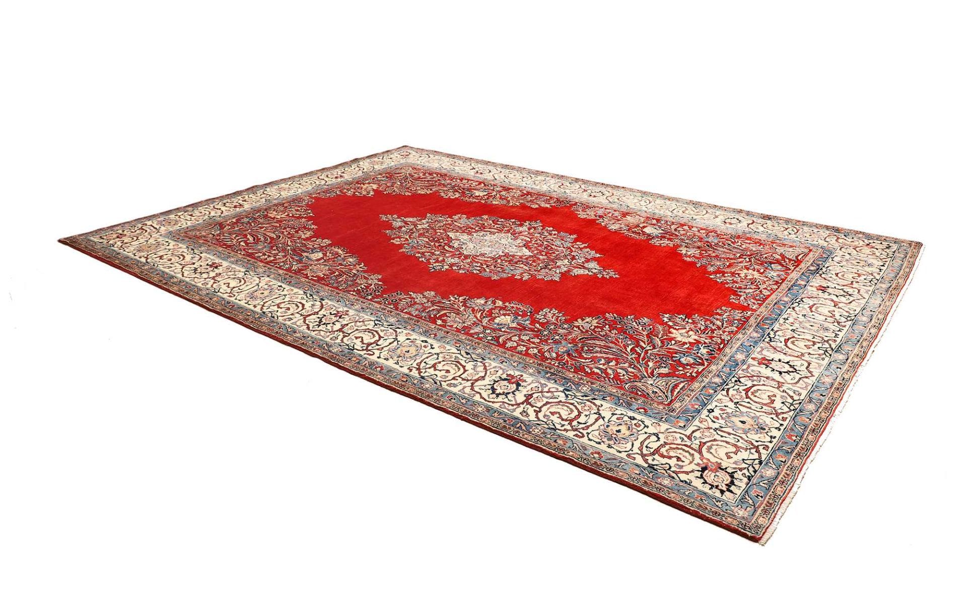 Sarough Farahan Perserteppich 270 × 368 cm aus Wolle, handgeknüpft