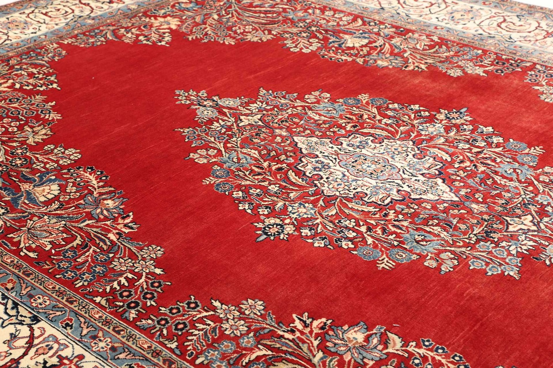 Sarough Farahan Perserteppich 270 × 368 cm aus Wolle, handgeknüpft