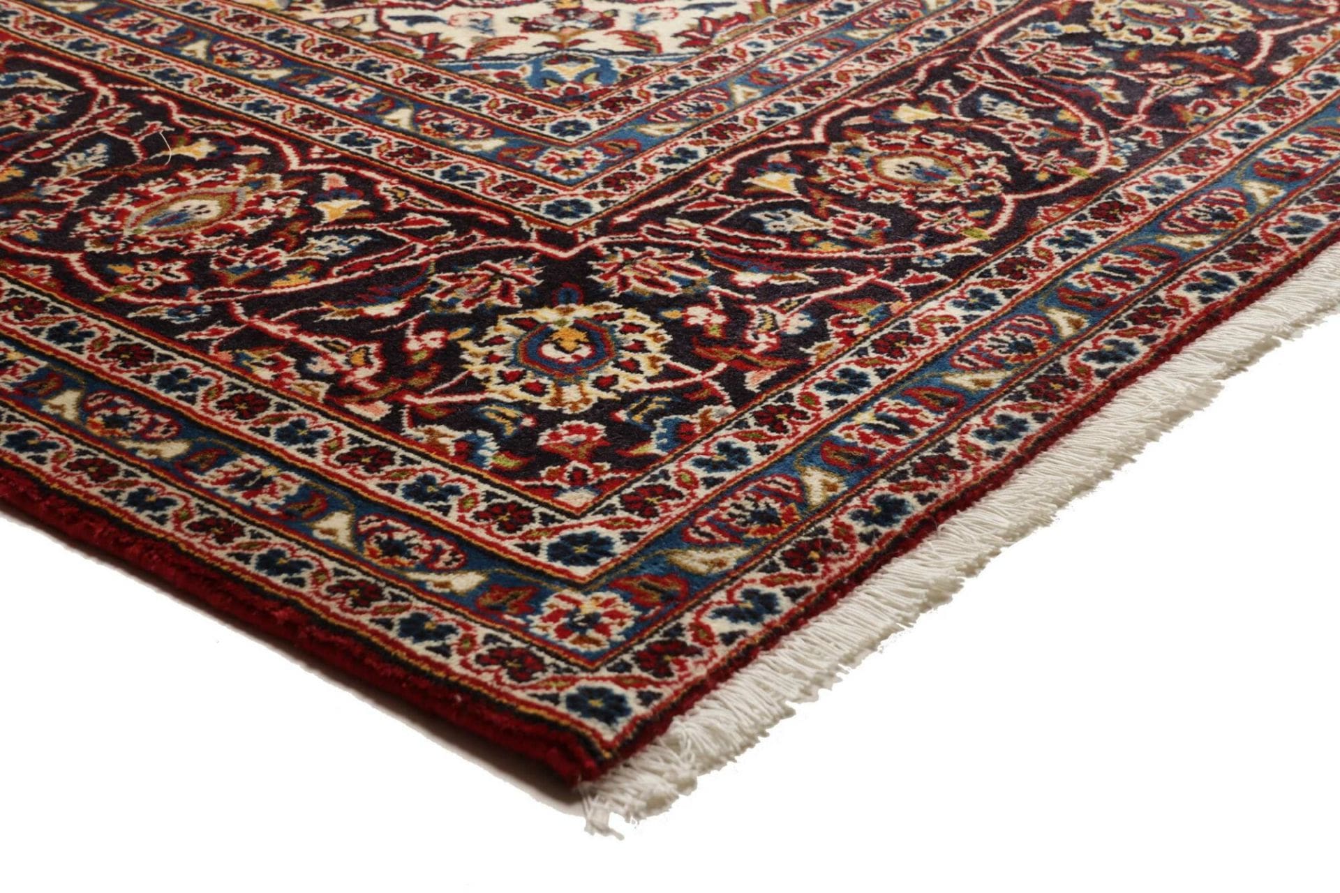 Handgeknüpfter Kashan Perserteppich 246 × 348 cm