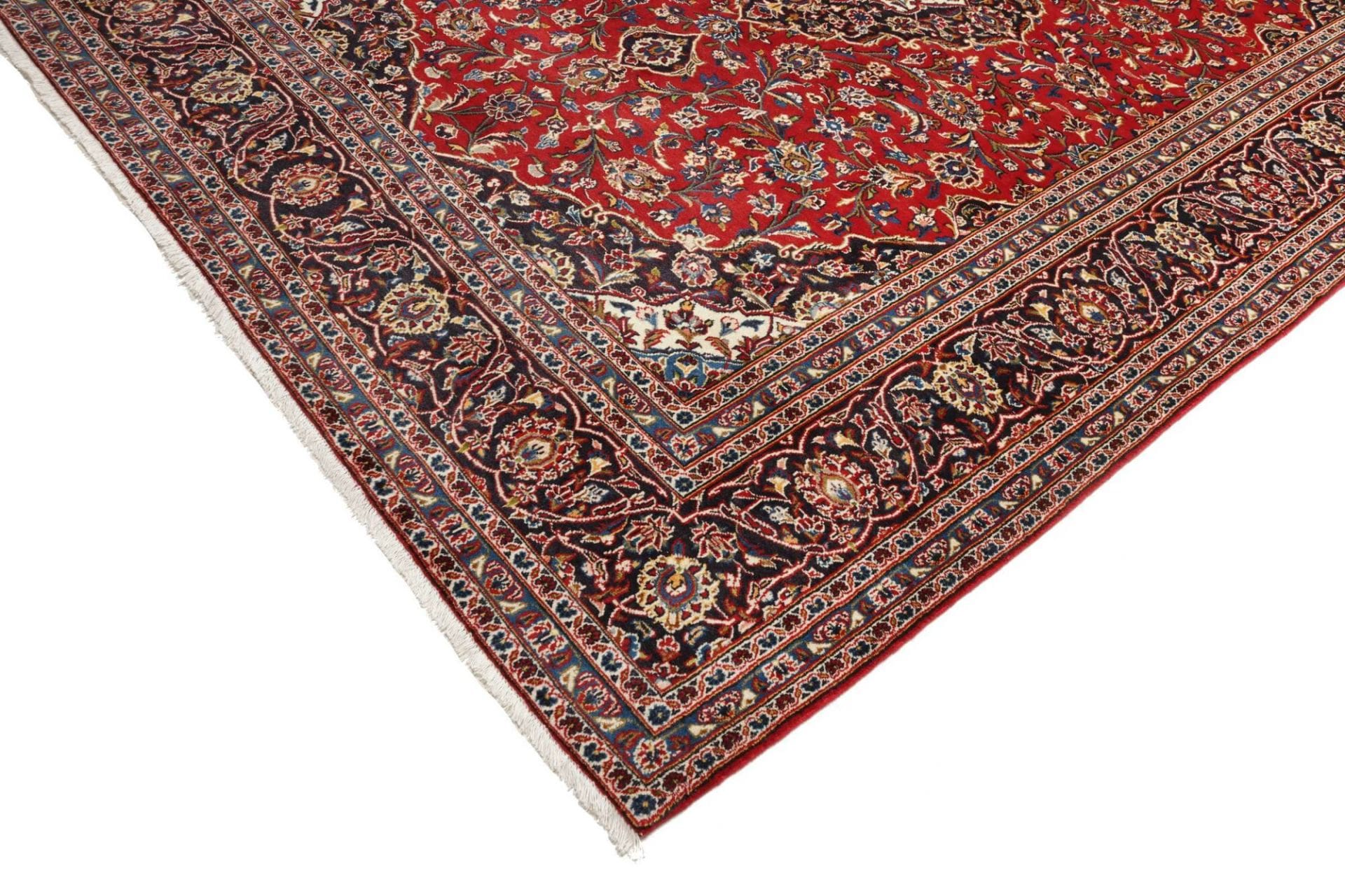 Handgeknüpfter Kashan Perserteppich 246 × 348 cm