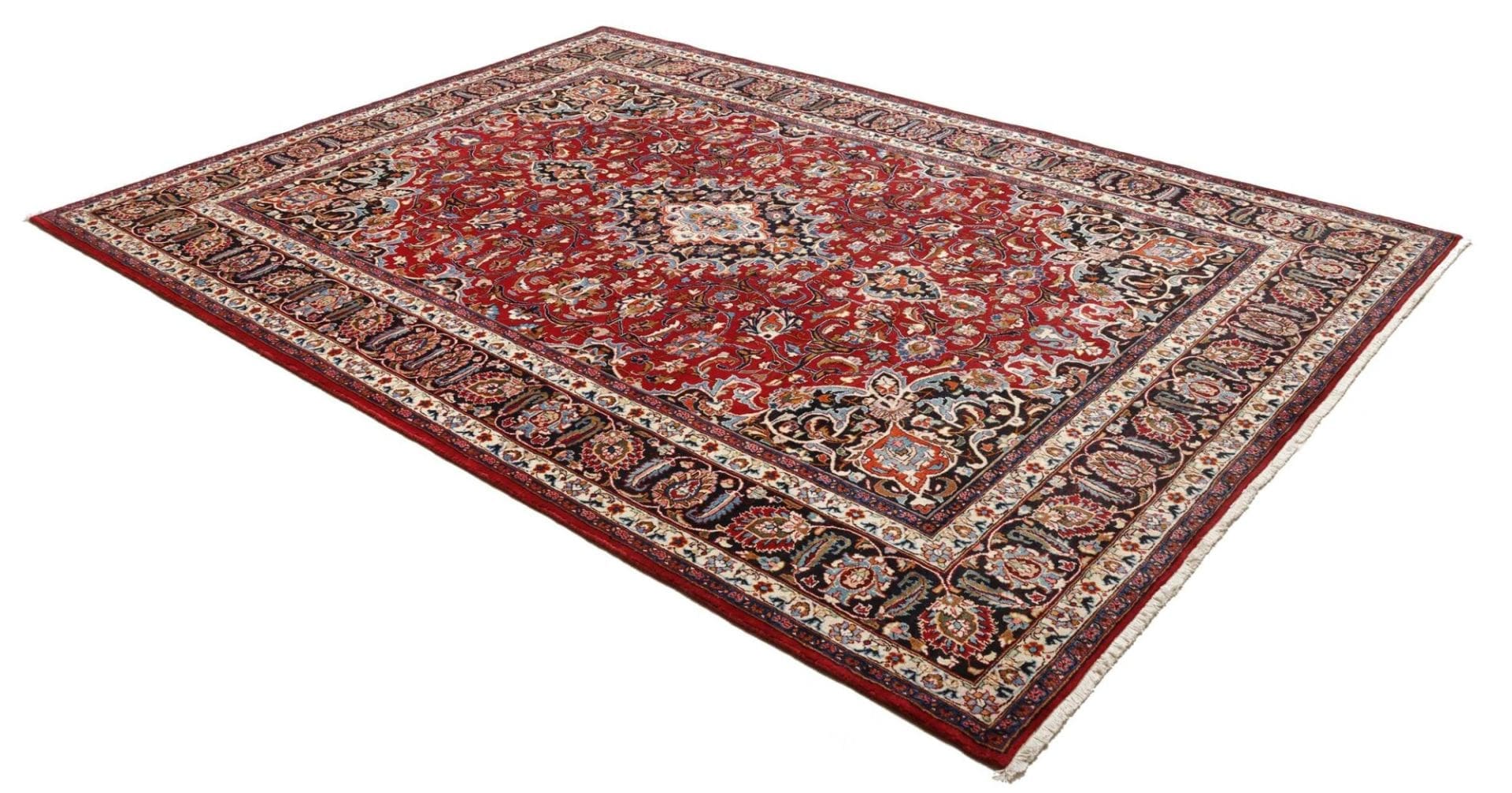 mashad-teppich-246-x-340cm-florale-muster-handgeknupft-perserteppich-2 Handgeknüpfter Mashhad Perserteppich 246 × 340 cm