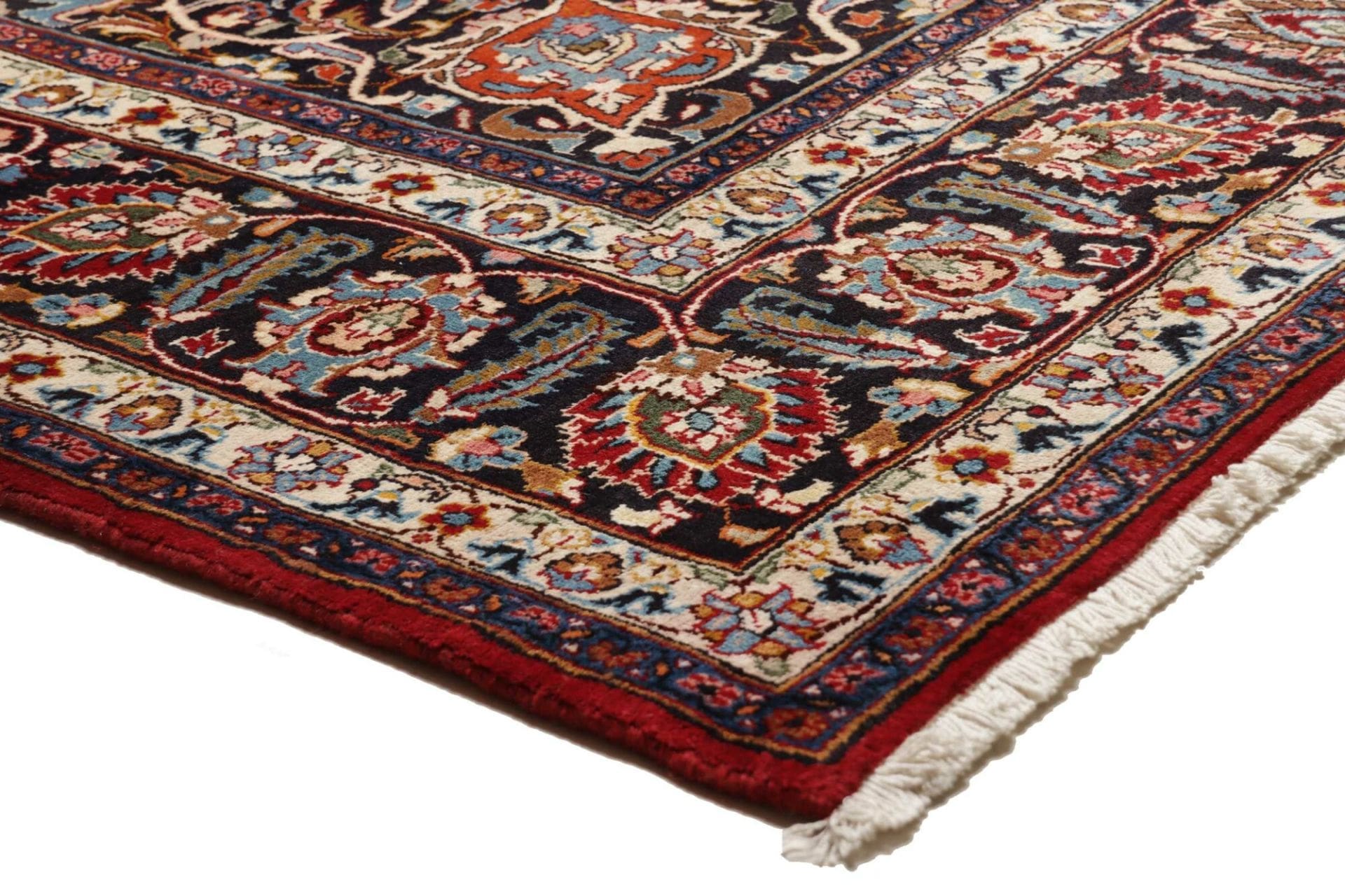 mashad-teppich-246-x-340cm-florale-muster-handgeknupft-perserteppich-4 Handgeknüpfter Mashhad Perserteppich 246 × 340 cm