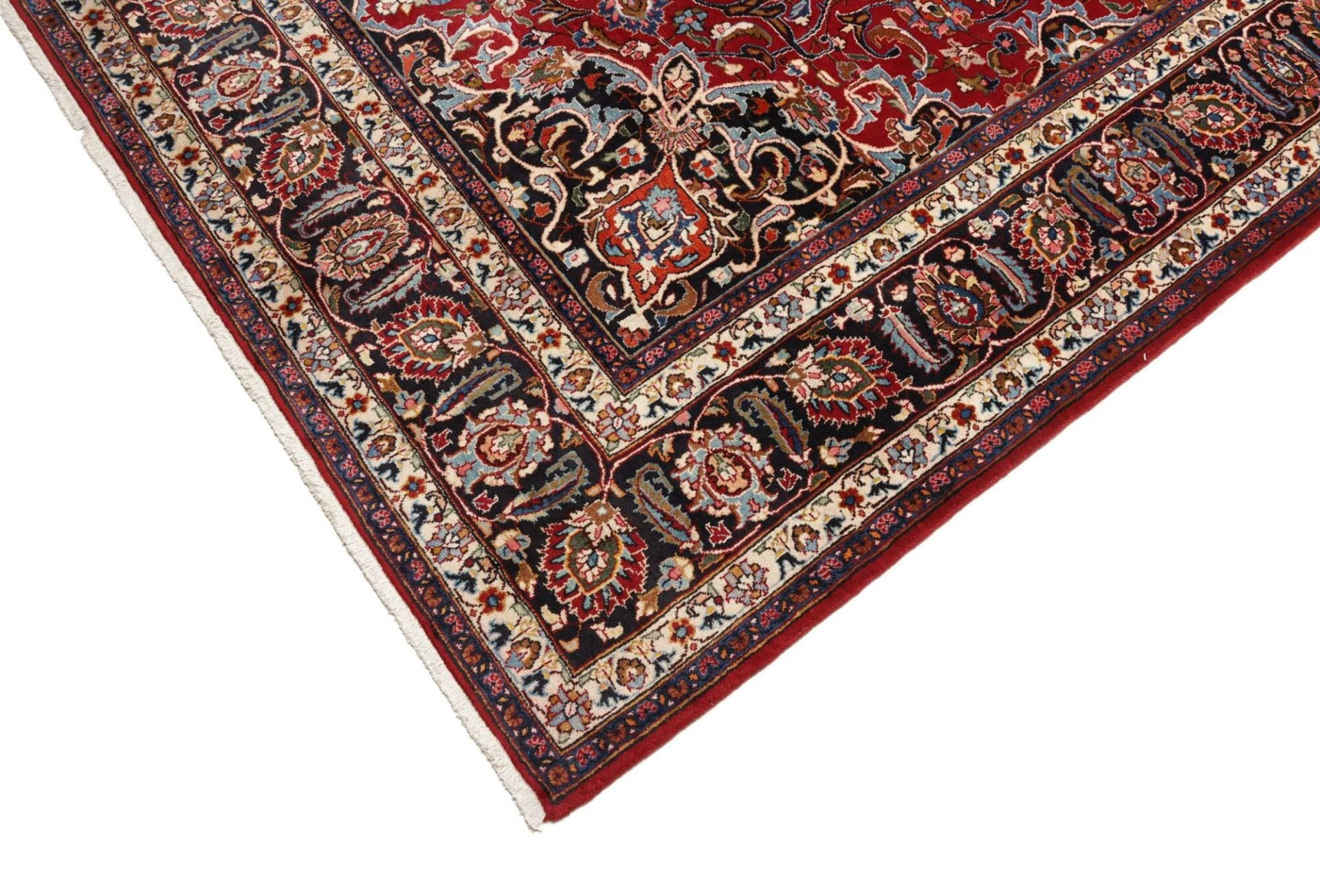mashad-teppich-246-x-340cm-florale-muster-handgeknupft-perserteppich-6 Handgeknüpfter Mashhad Perserteppich 246 × 340 cm