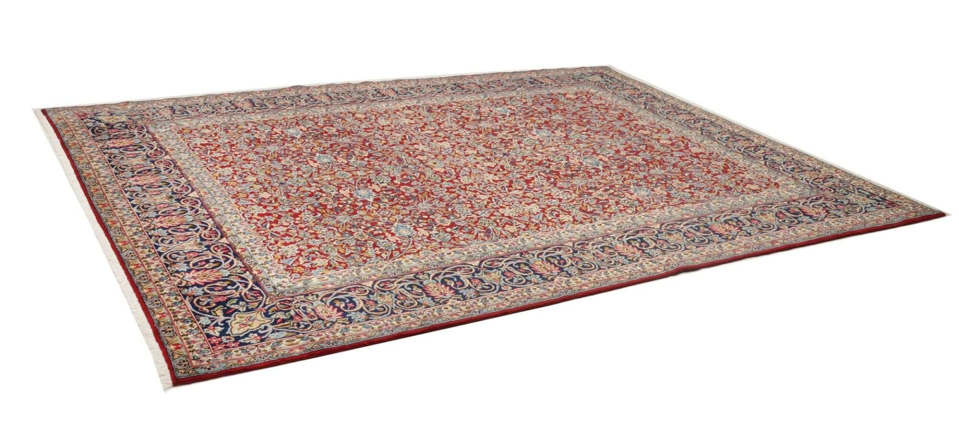 Kerman Perserteppich aus Iran, 261 × 350 cm