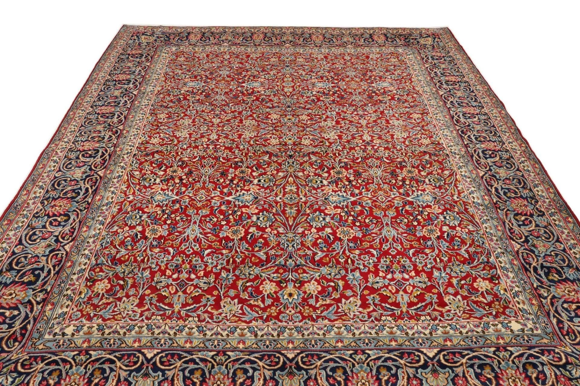 Kerman Perserteppich aus Iran, 261 × 350 cm