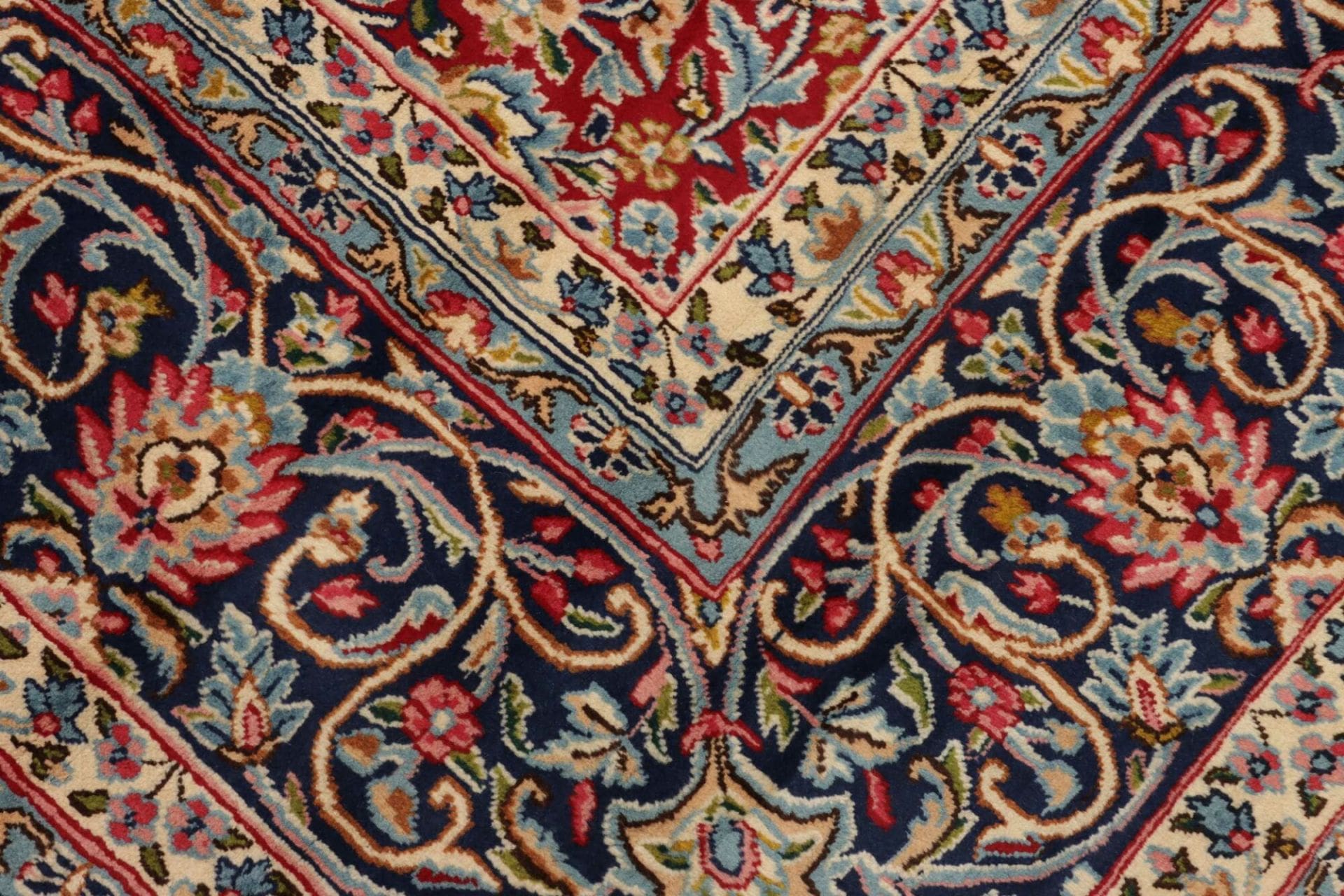 Kerman Perserteppich aus Iran, 261 × 350 cm