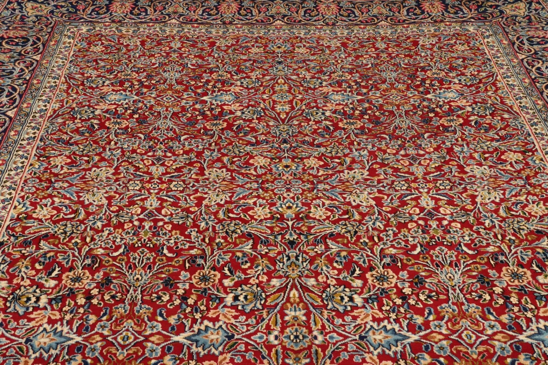 Kerman Perserteppich aus Iran, 261 × 350 cm