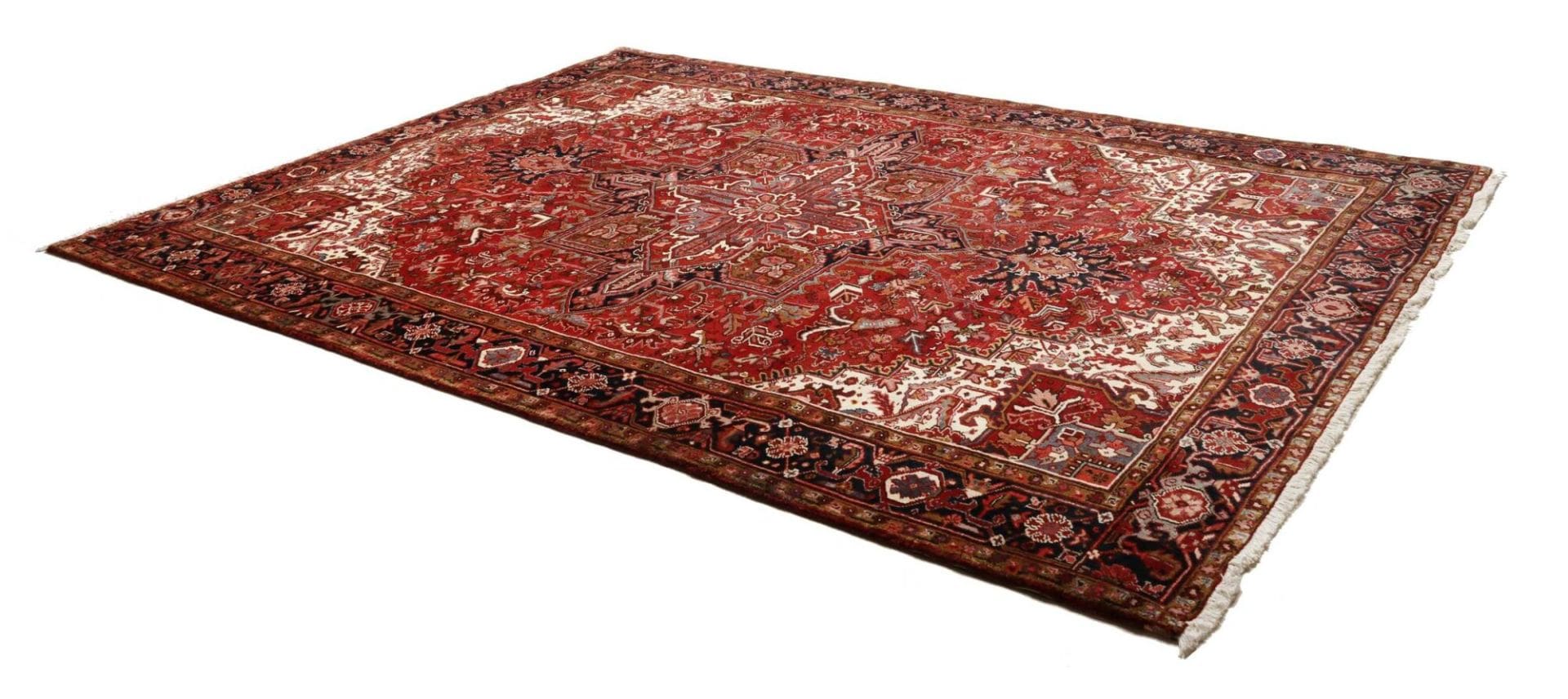 Handgeknüpfter Heriz Perserteppich, 256 × 340 cm, Wolle