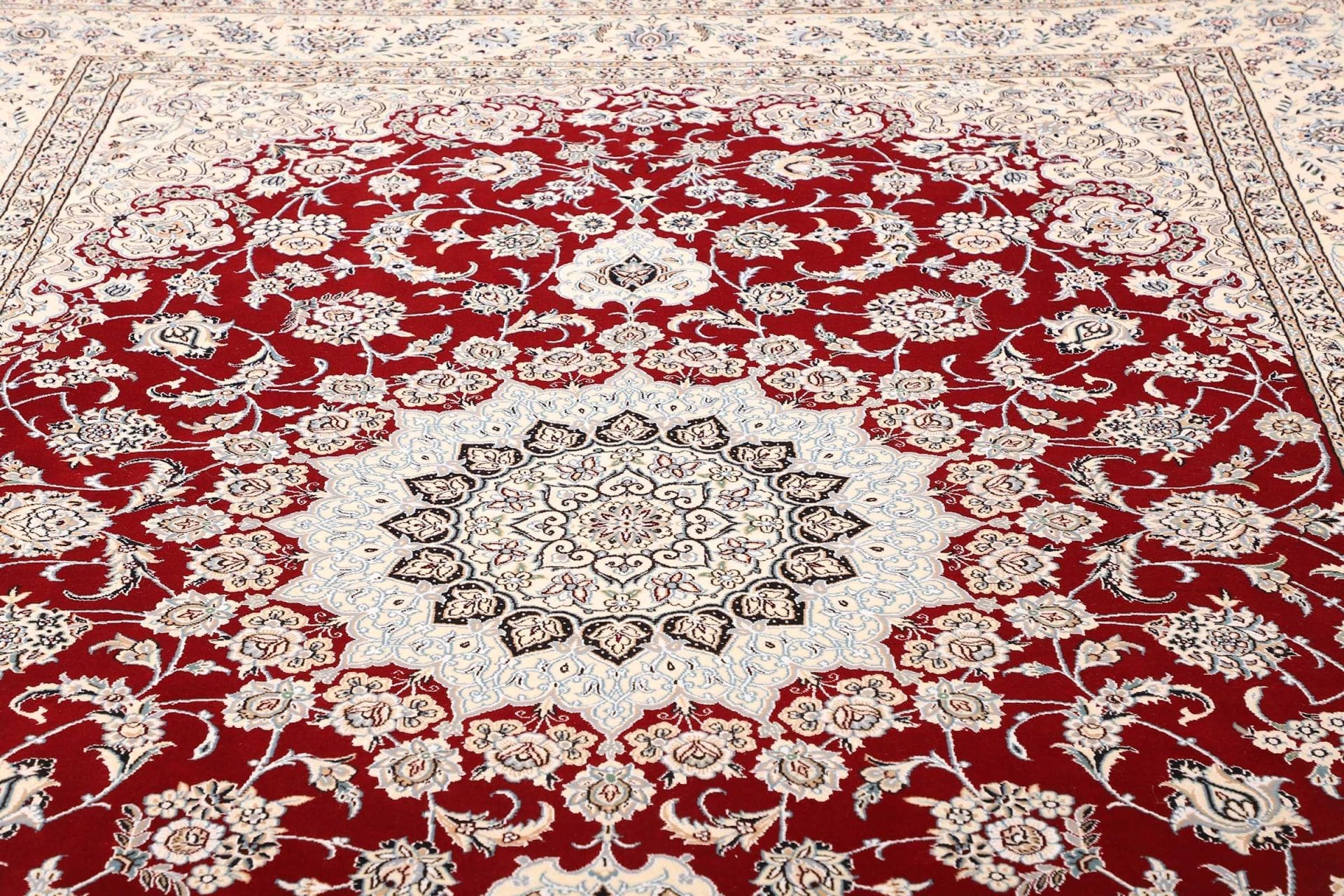 Handgeknüpfter Nain Perserteppich, 251 × 357 cm, Wolle