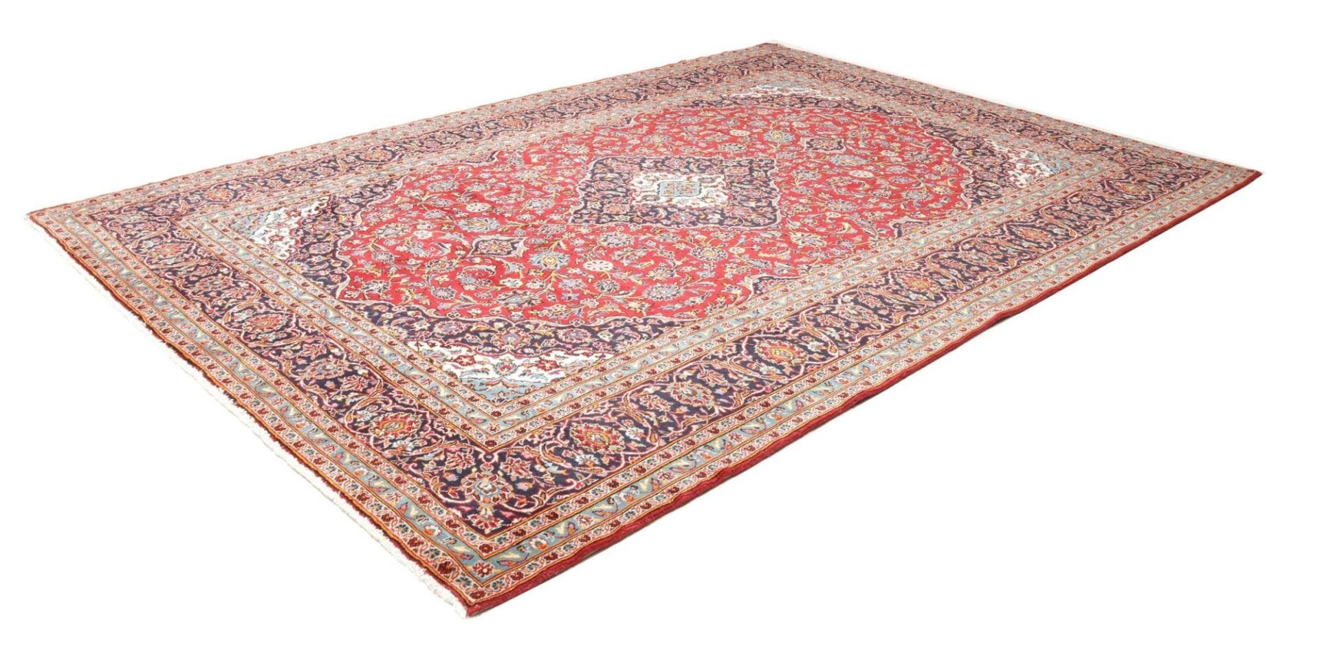 Kashan Perserteppich aus Iran, 253 × 356 cm
