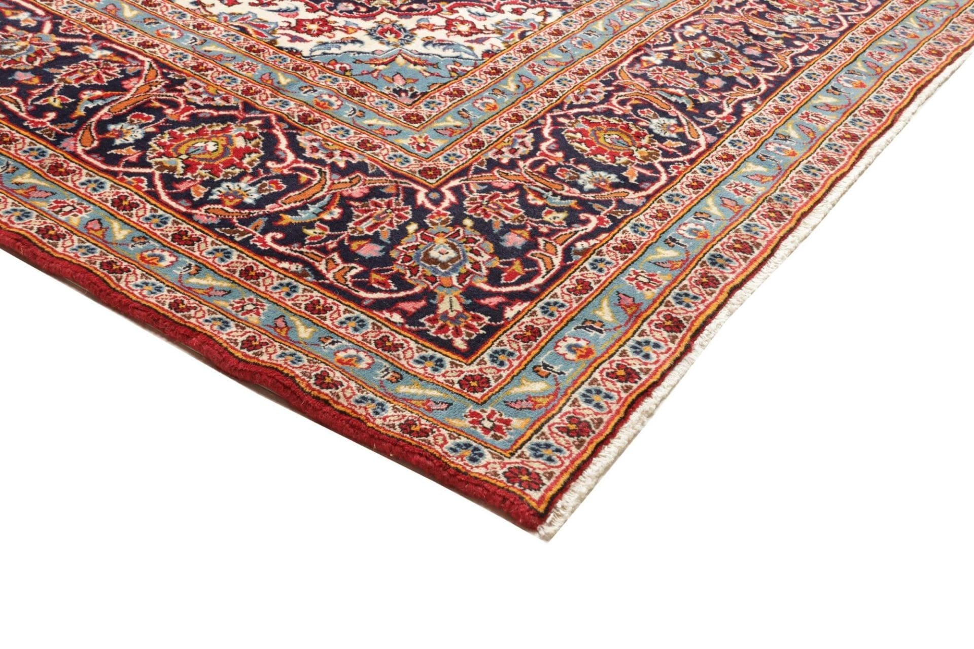 Kashan Perserteppich aus Iran, 253 × 356 cm