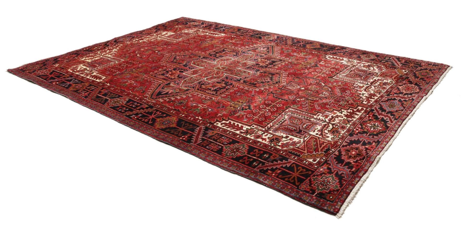 Handgeknüpfter Heriz Perserteppich, 258 × 352 cm, Wolle