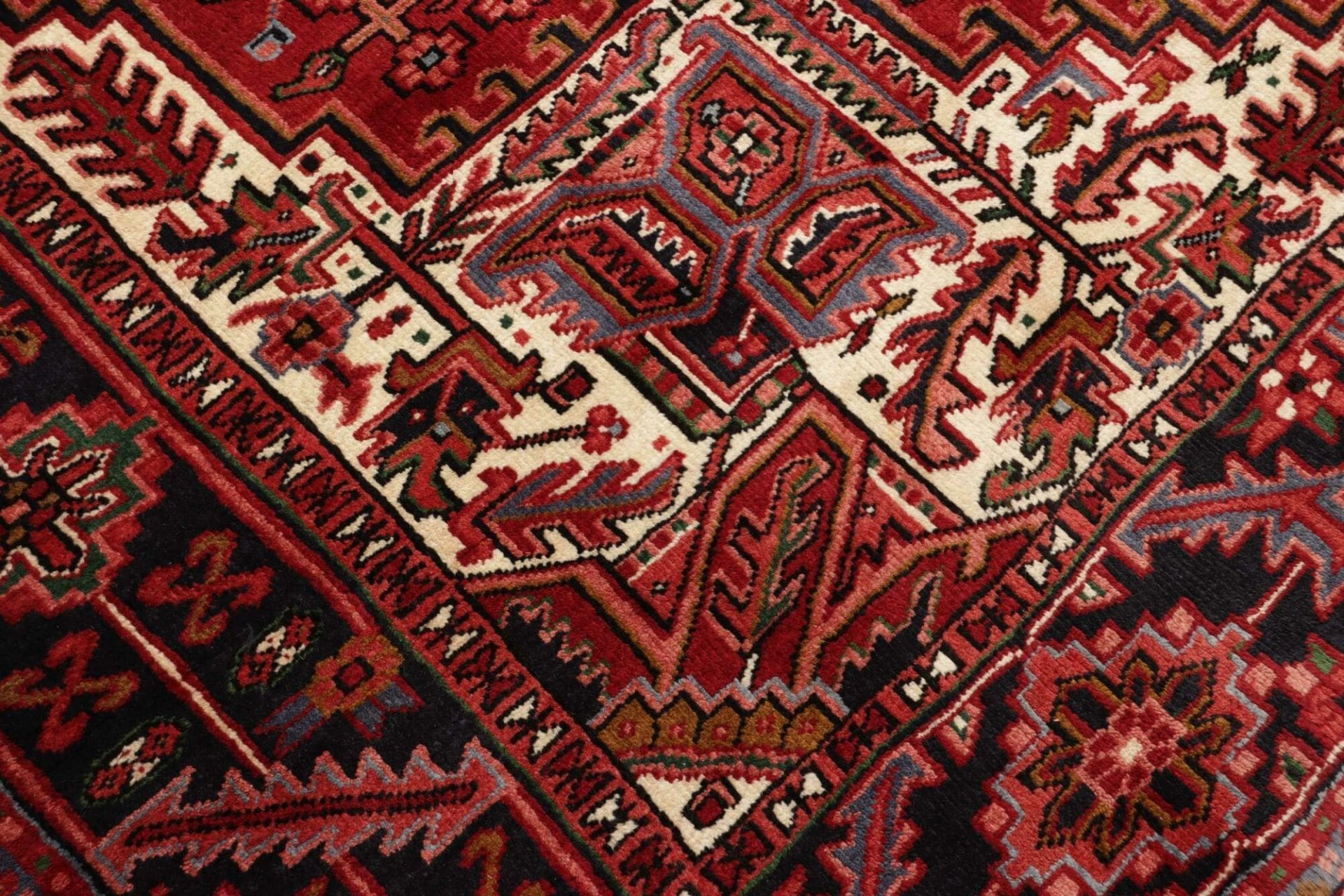Handgeknüpfter Heriz Perserteppich, 258 × 352 cm, Wolle