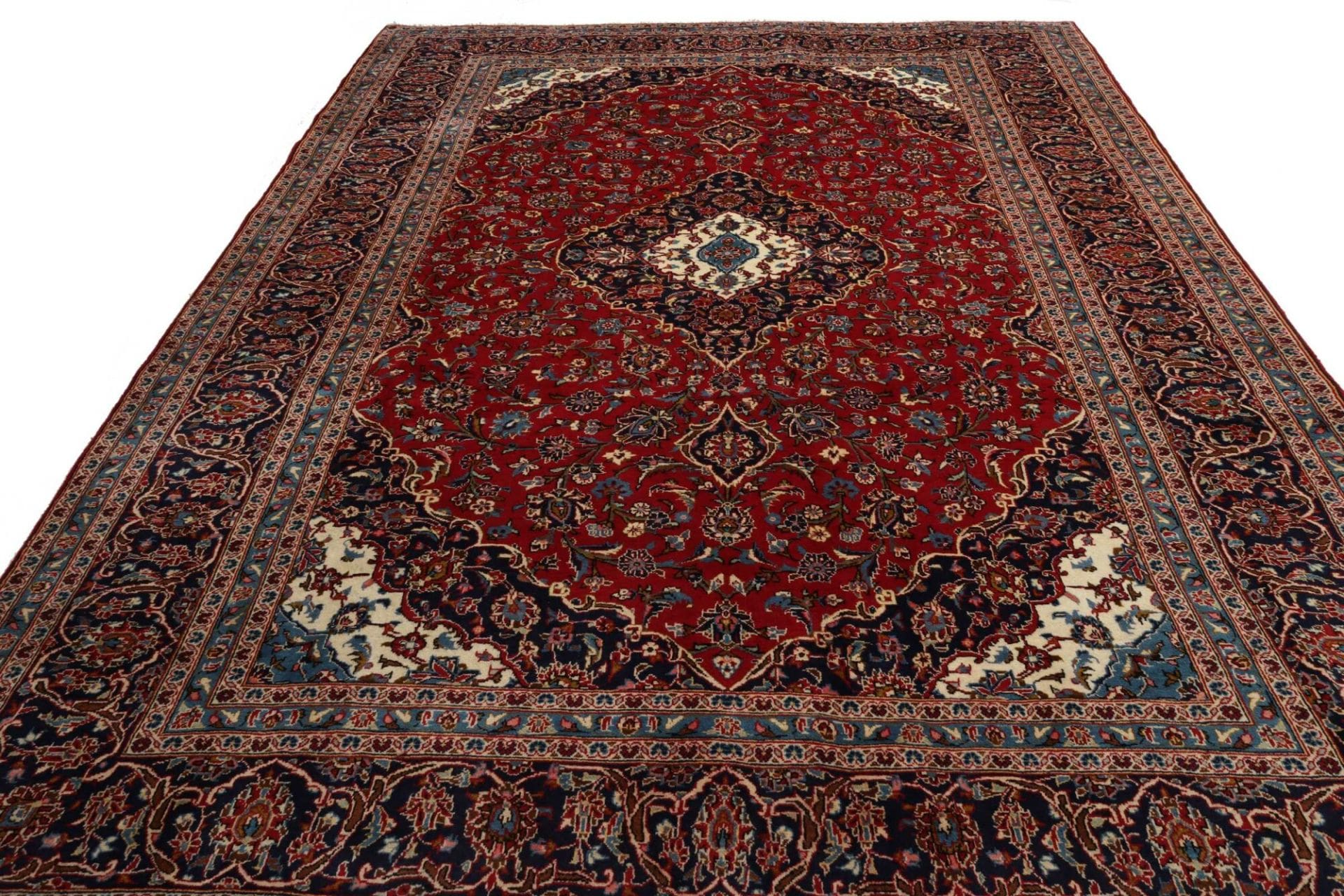 Handgeknüpfter Kashan Perserteppich, 250 × 355 cm, Wolle