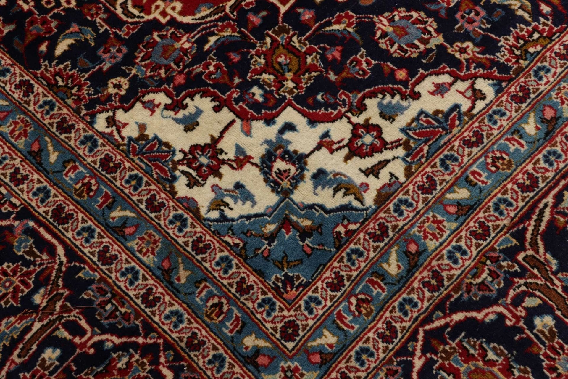 Handgeknüpfter Kashan Perserteppich, 250 × 355 cm, Wolle