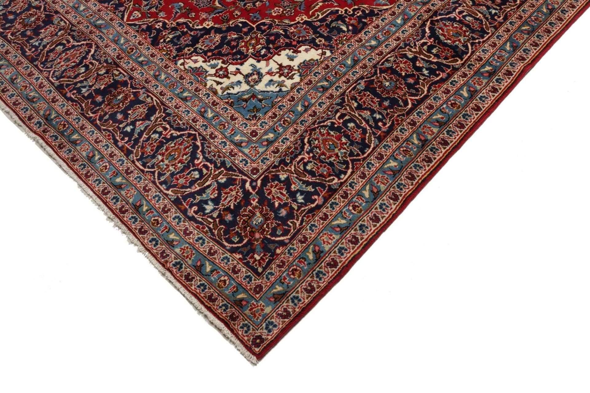 Handgeknüpfter Kashan Perserteppich, 250 × 355 cm, Wolle